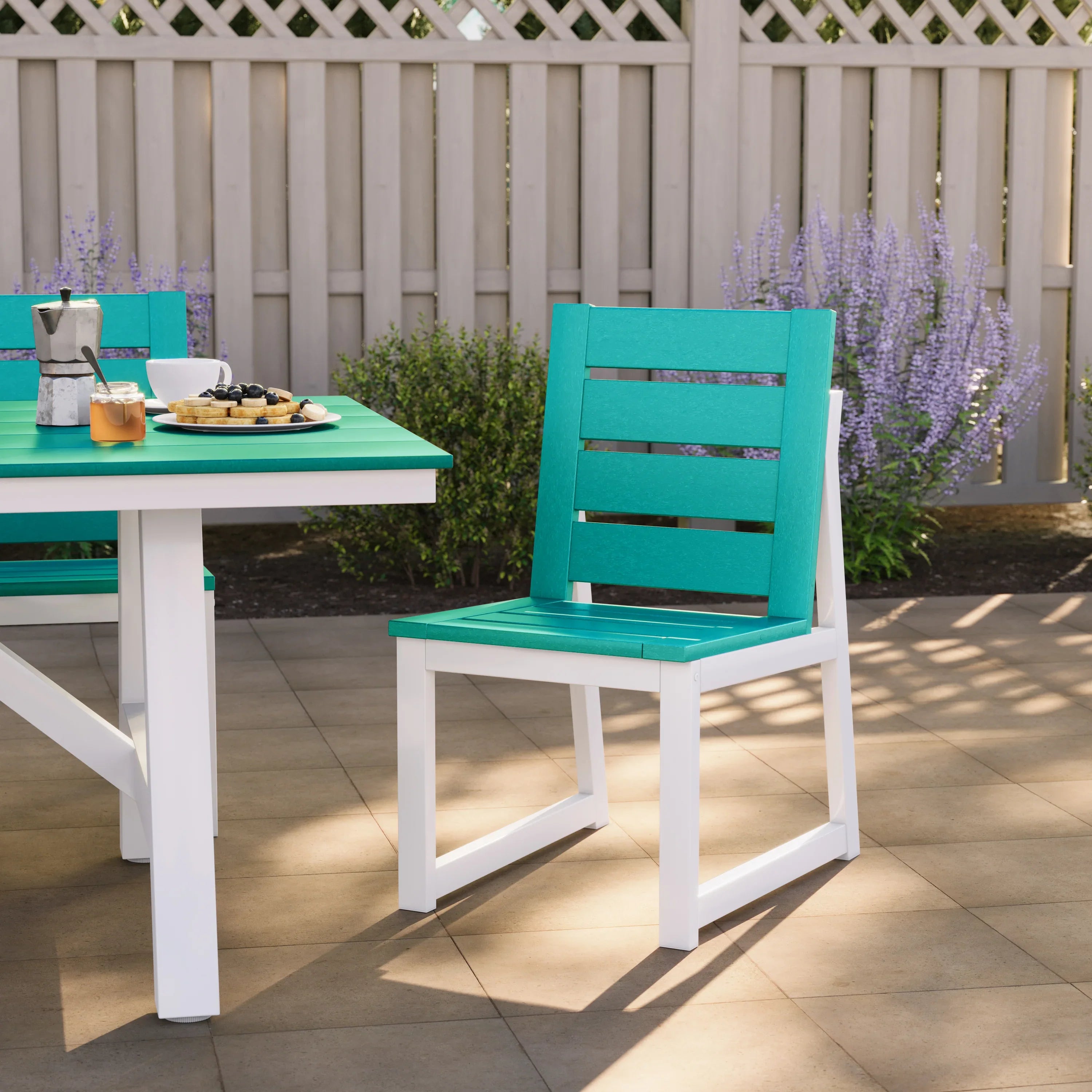 Stinson HDPE Outdoor Patio Dining Side Chair