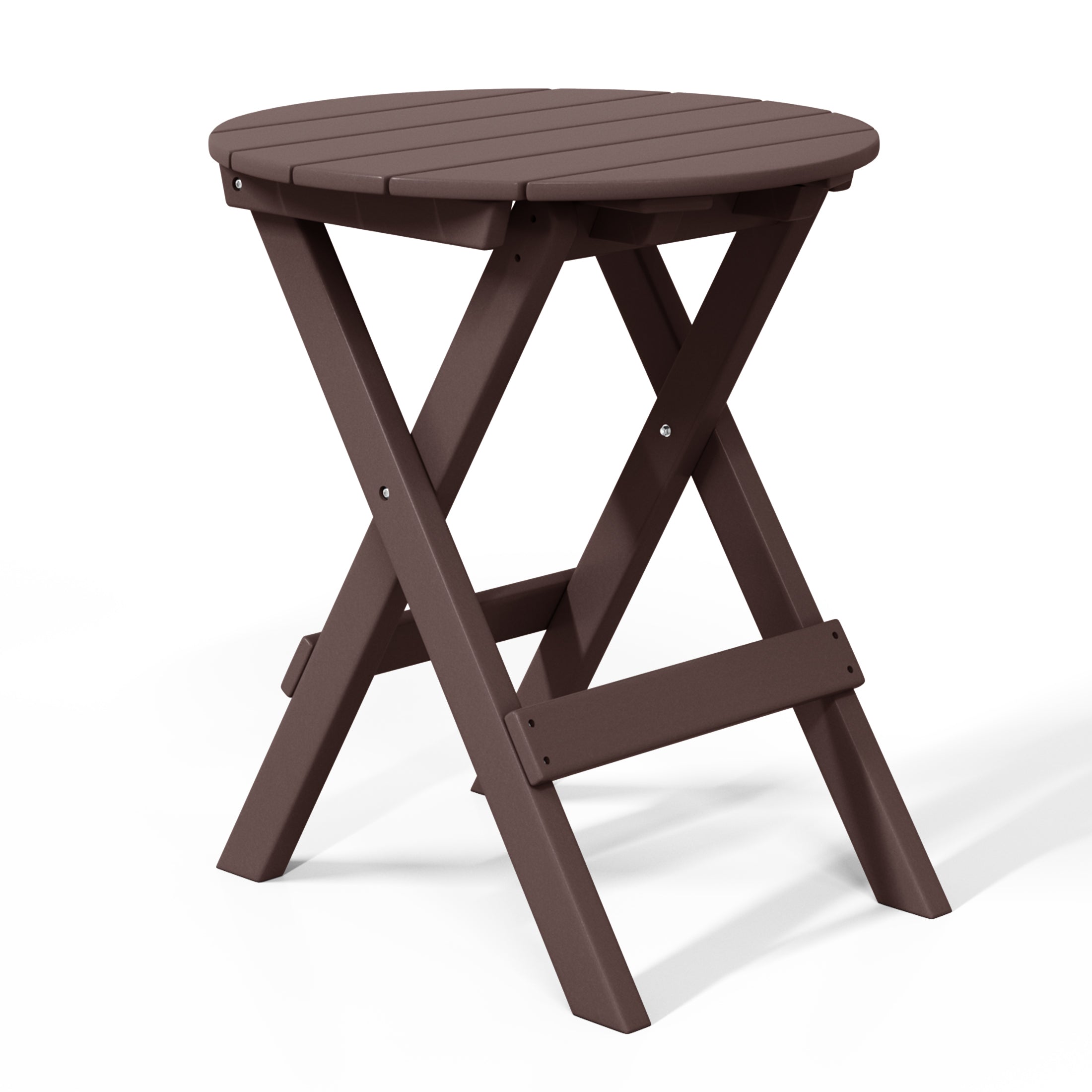 Paradise 3-Piece Outdoor HDPE Folding Patio Bistro Table and Chairs