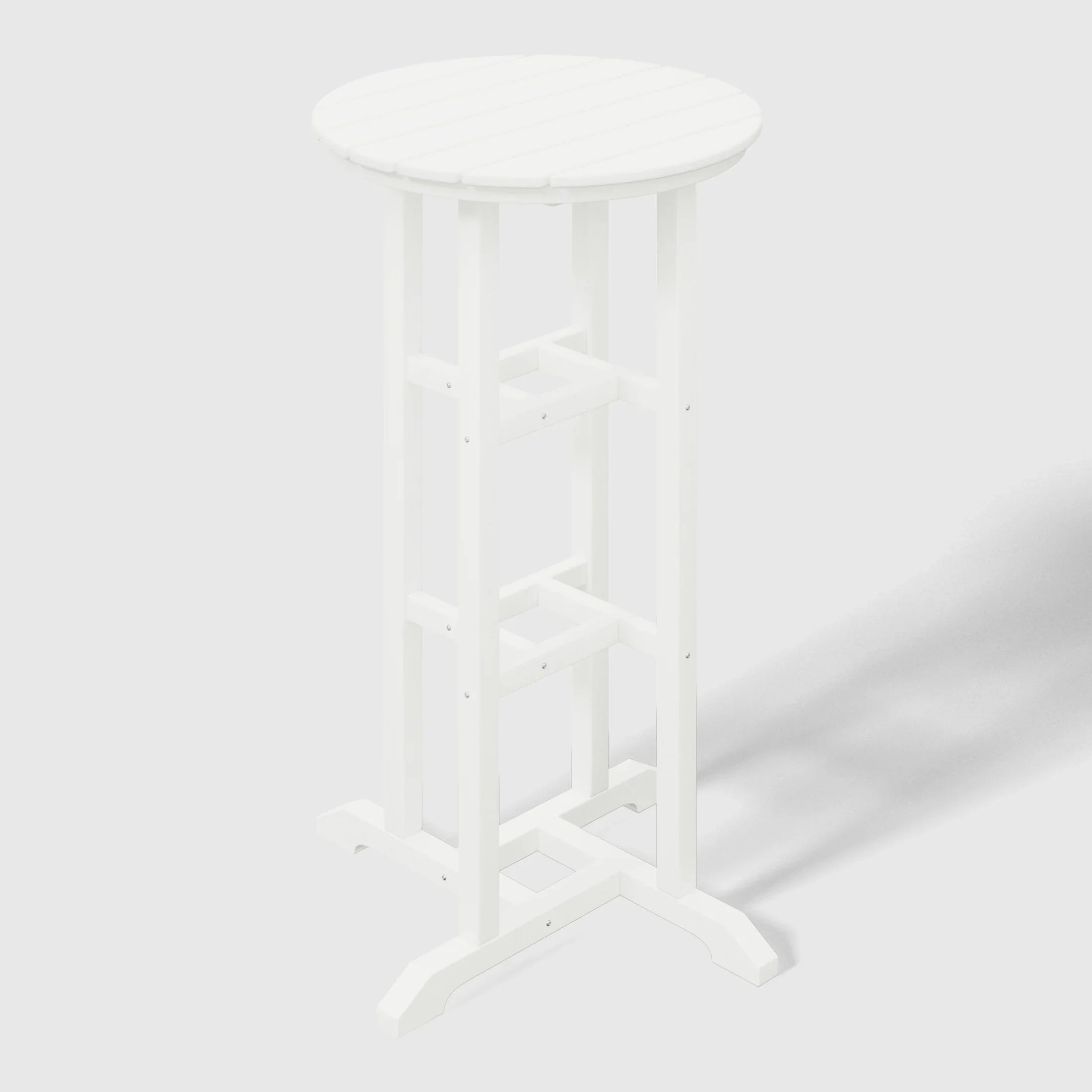 Paradise Outdoor Patio Bar Height Table and Bar Stool 4-Piece Dining Set