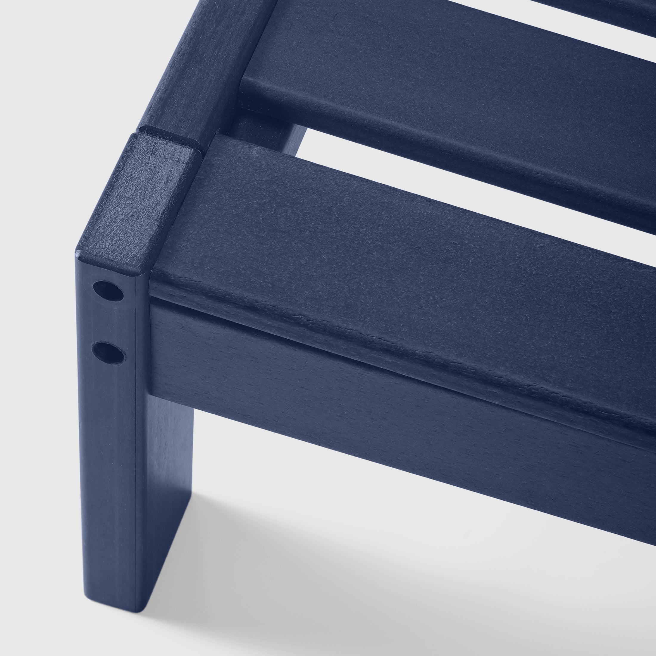 Portsmouth Outdoor HDPE Deep Seating Modular Armless Patio Chair