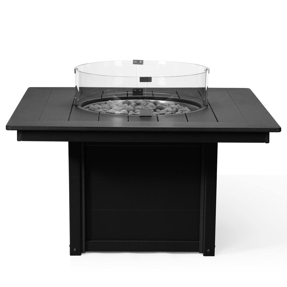 Sol 42" Modern Outdoor Patio Propane Square Fire Pit Table