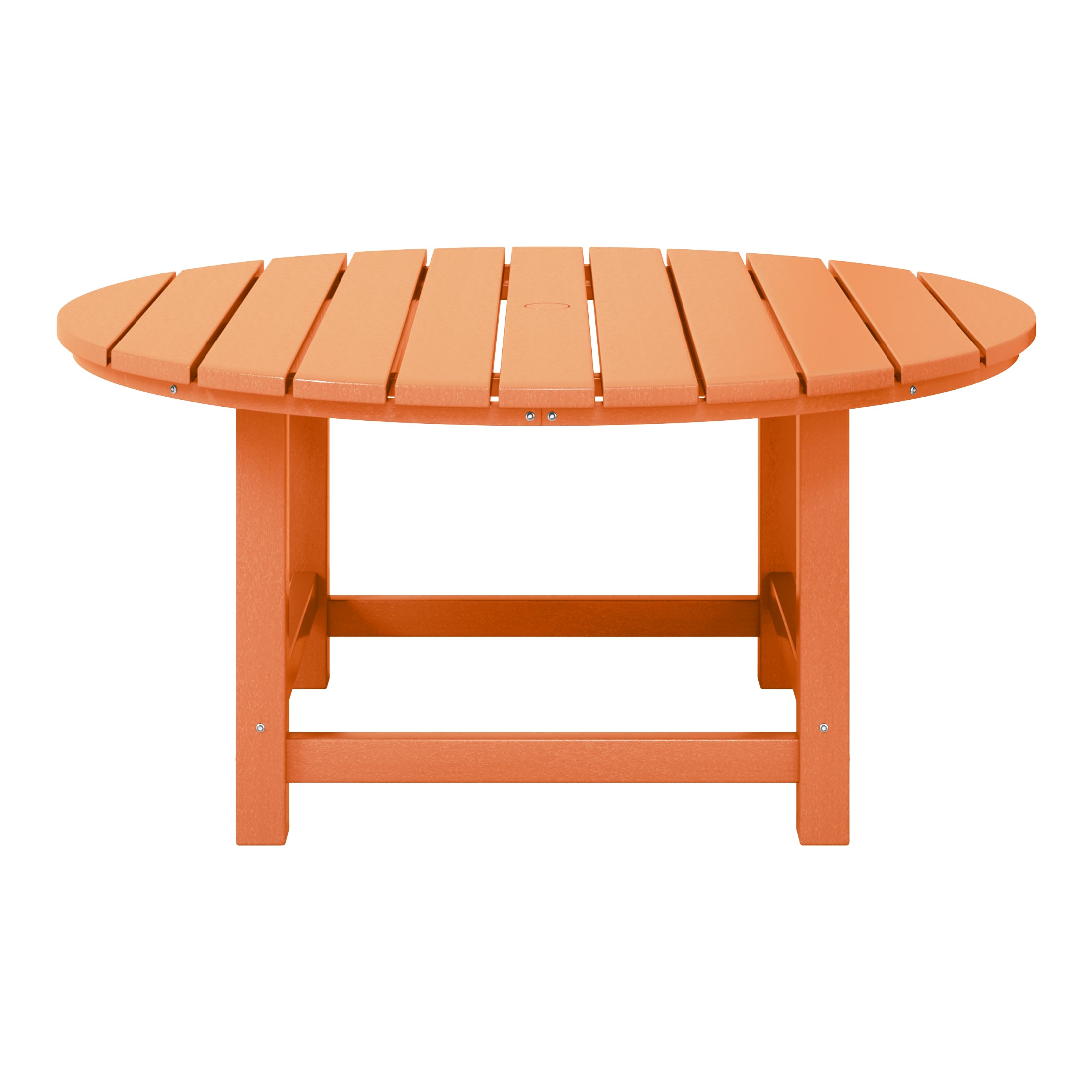 Paradise Low Outdoor HDPE Round Patio Coffee Table