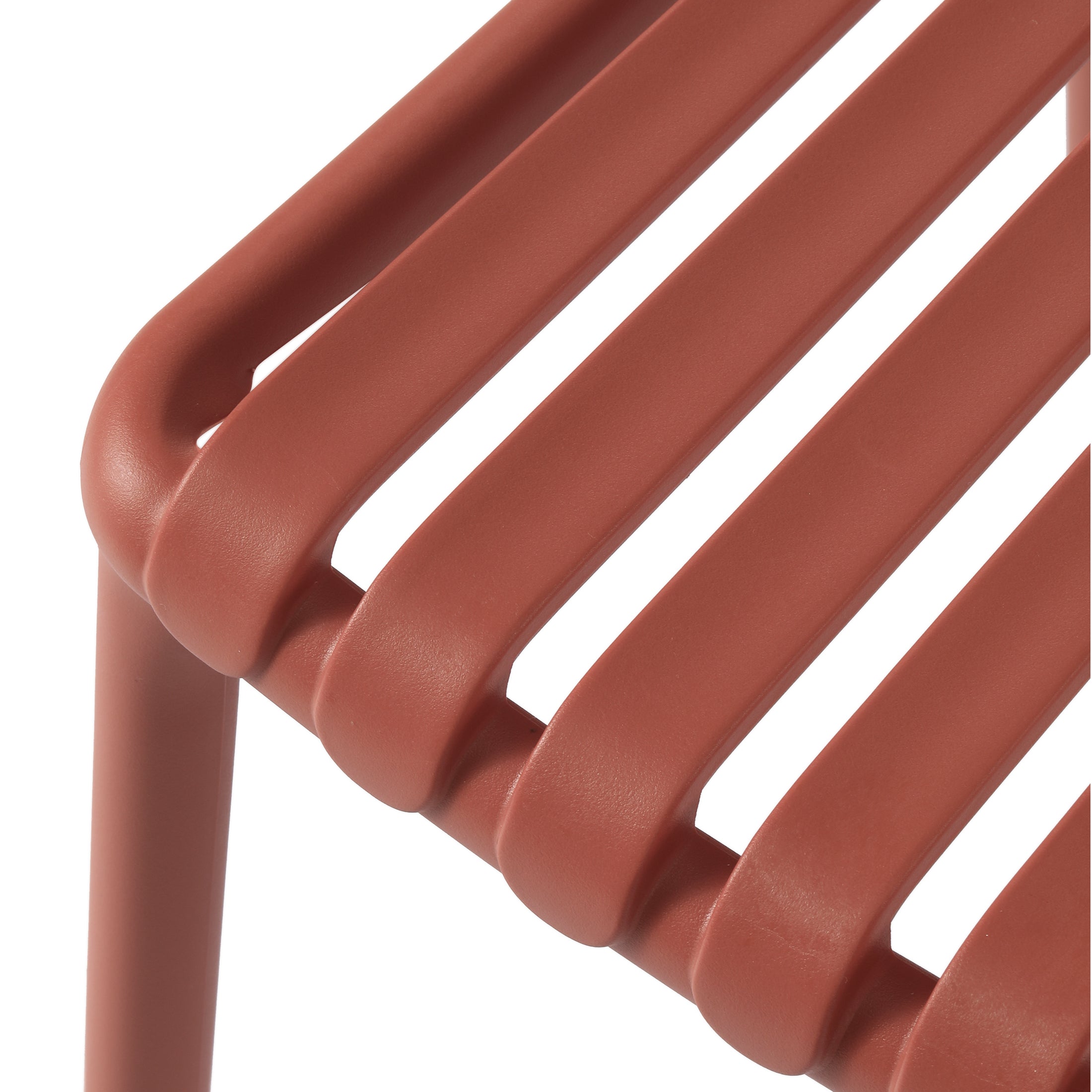 Sunshine Outdoor Stackable Polypropylene Plastic Dining Side Chairs (Set of 2)