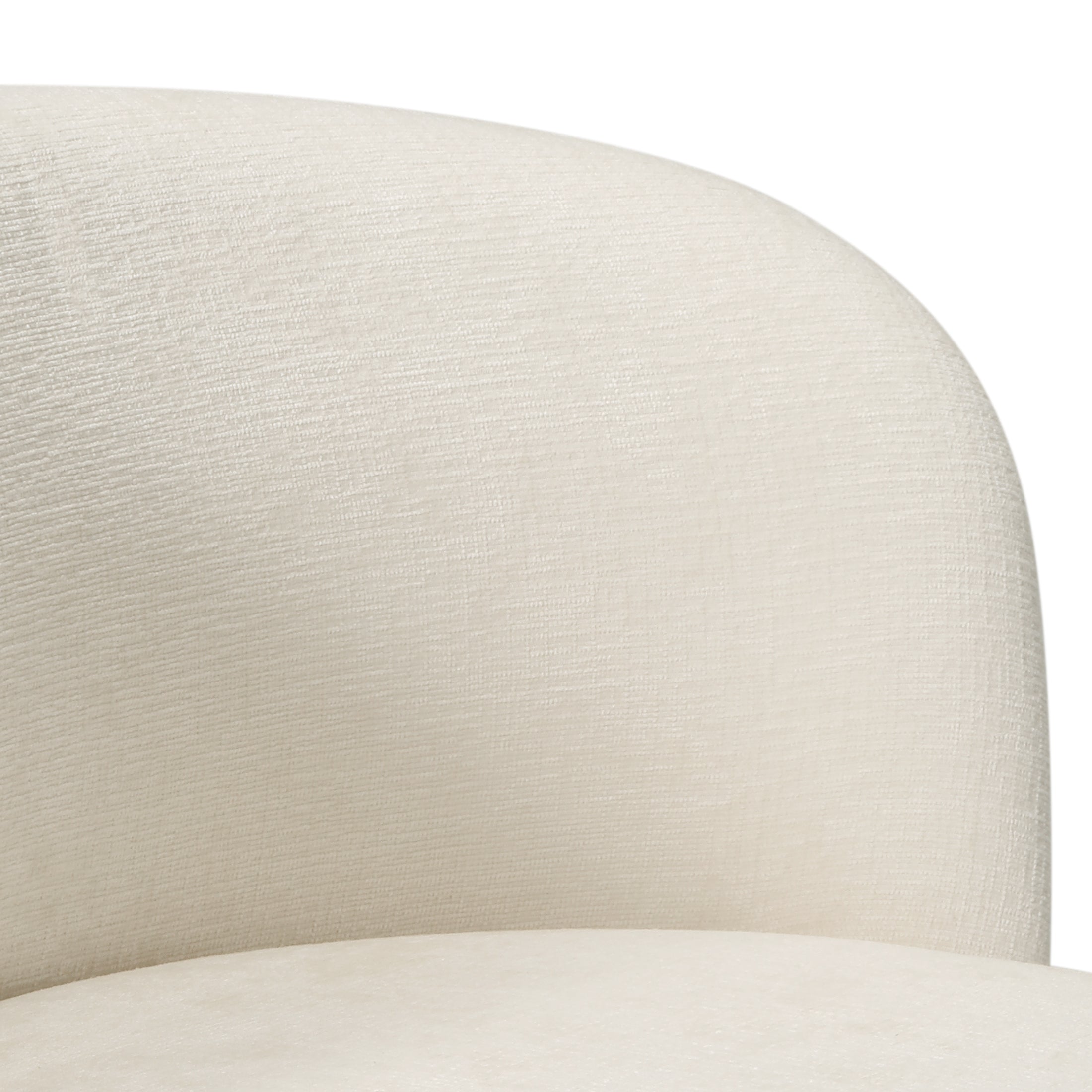 Danburry Modern Chenille Upholstered 26" Counter Height Swivel Bar Stools (Set of 2)