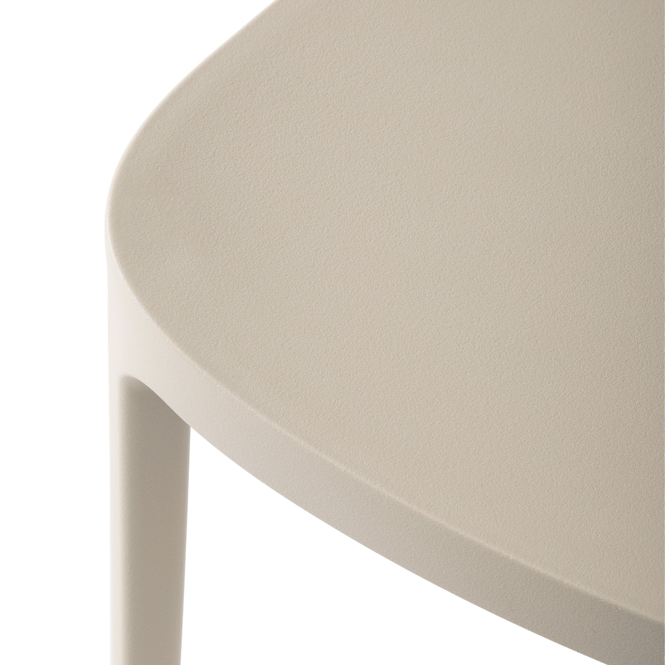 Sunshine Outdoor Modern Stackable Plastic Patio Dining Chairs (Set of 2)