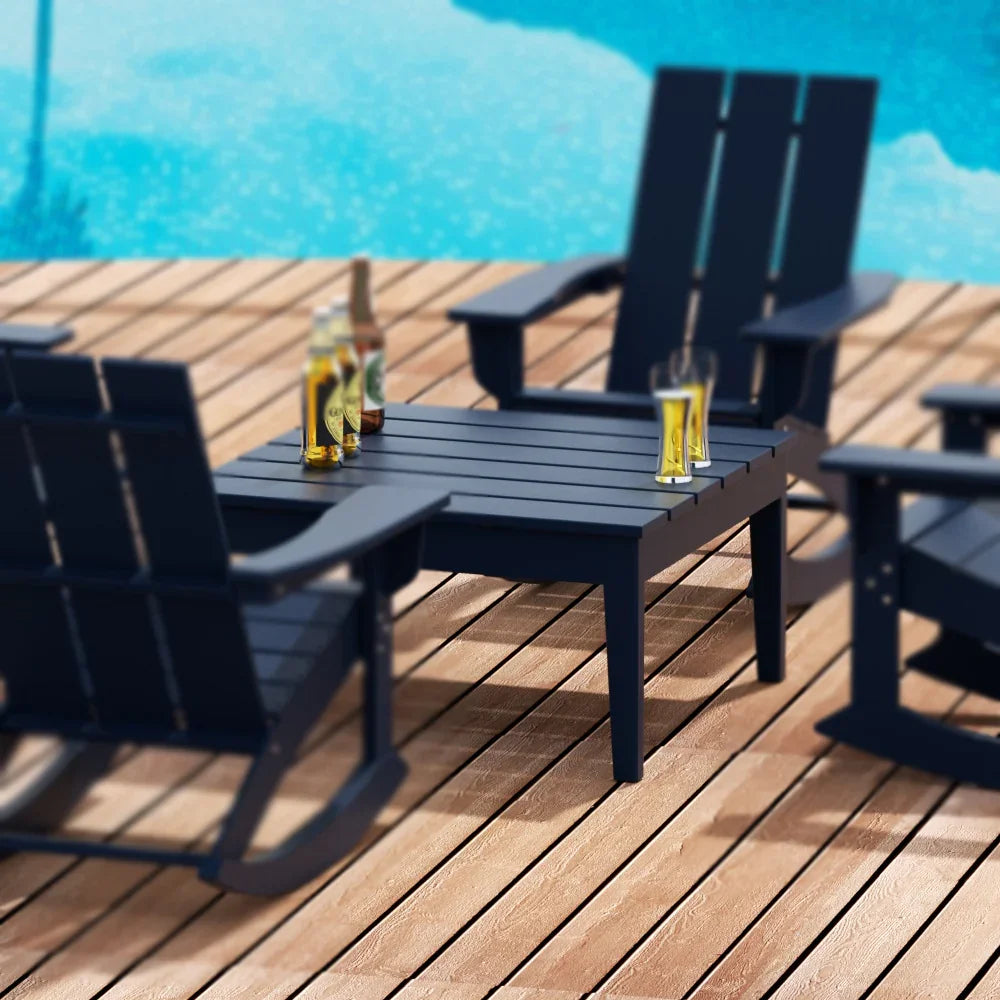 Palms Outdoor Patio Modern Adirondack Conversation Table