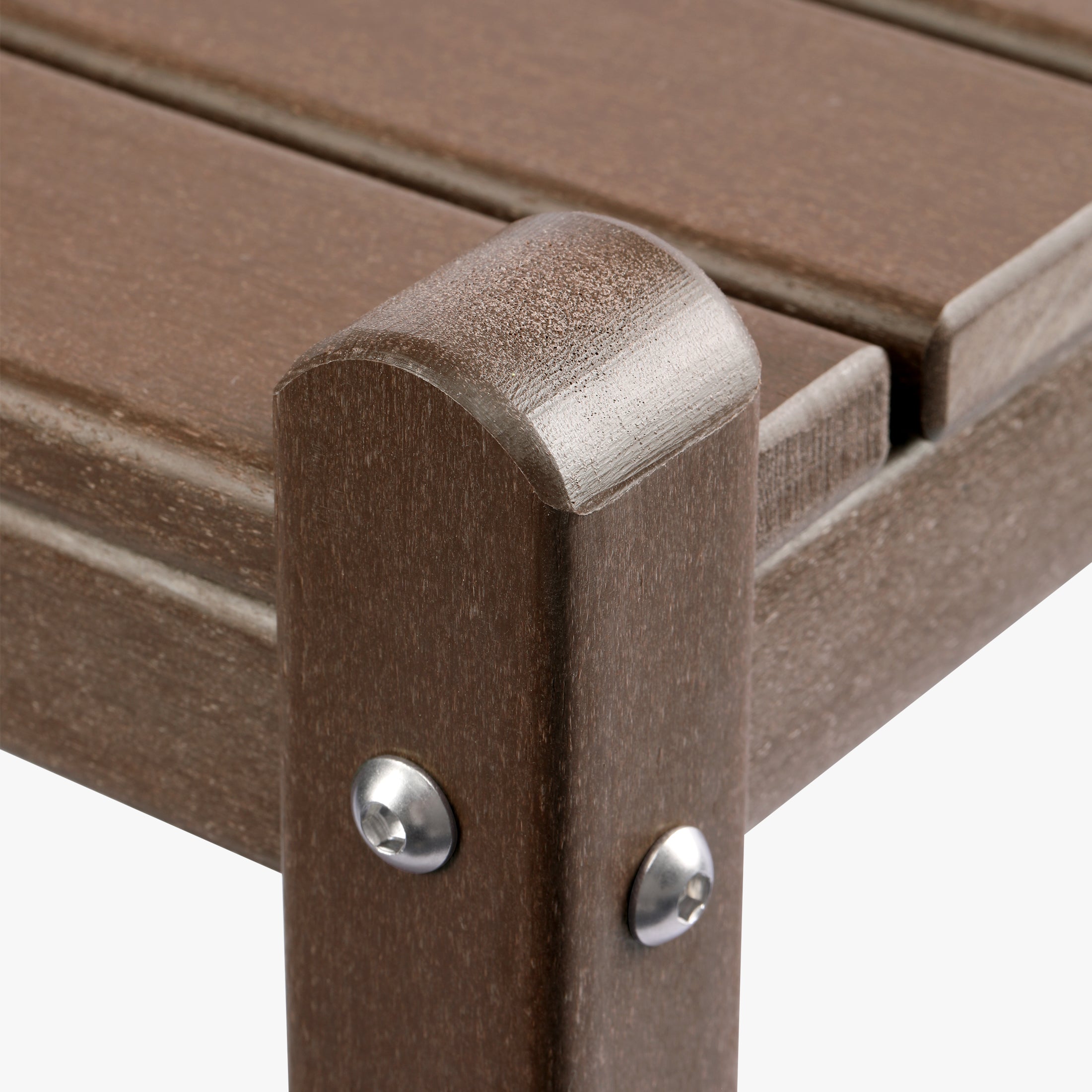 Paradise 36" Outdoor Adirondack HDPE 2-Tier Patio Side Table