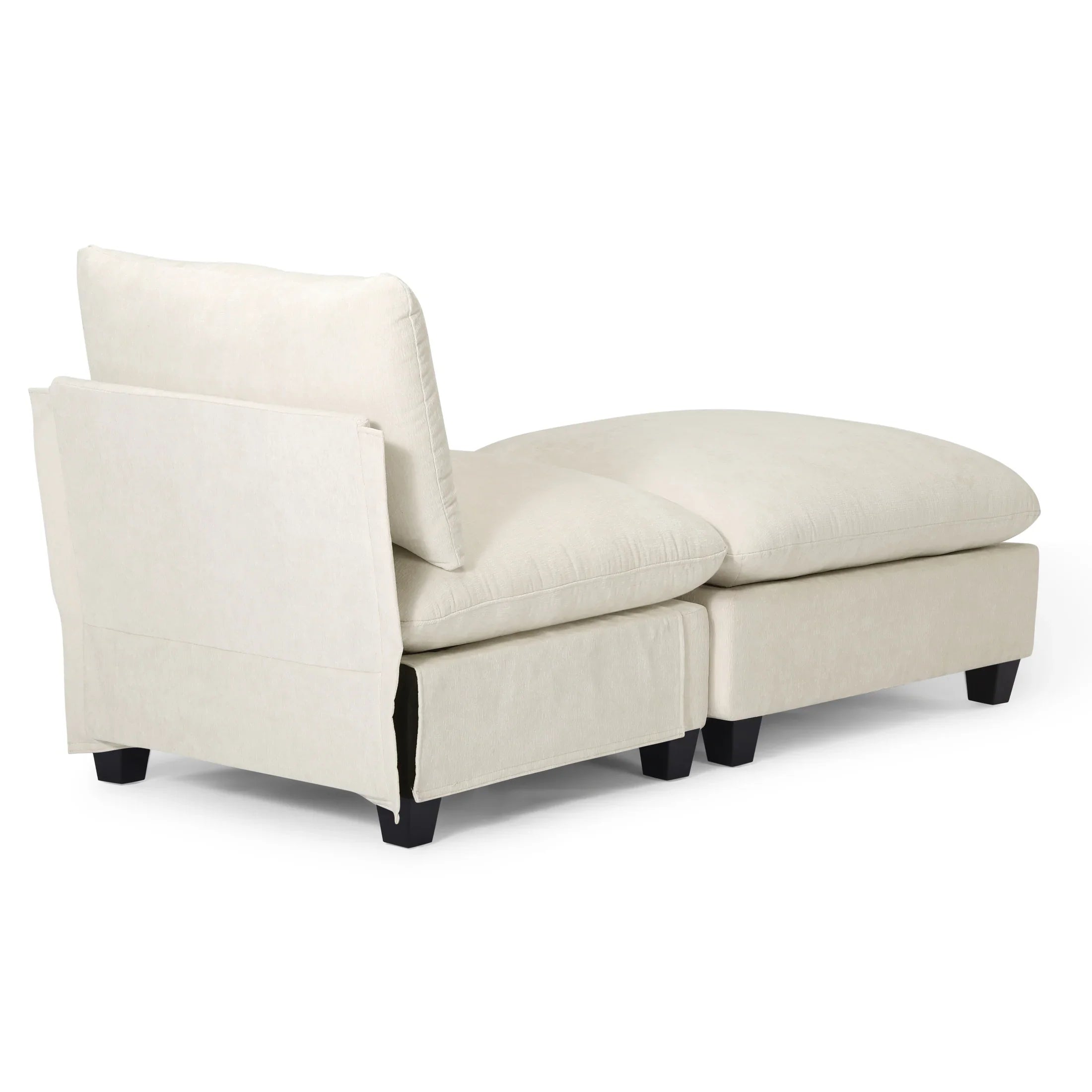 Springfield 68.5" Chenille Upholstered Indoor Chaise Lounge Chair
