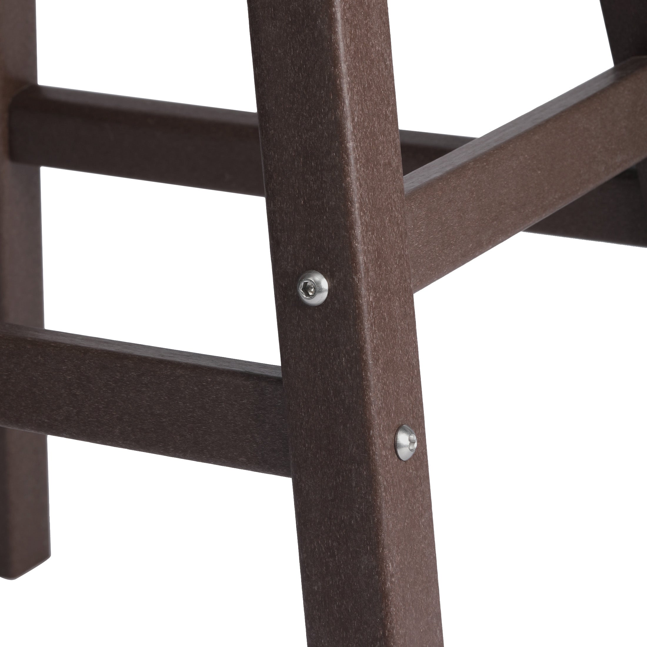 Paradise 24" HDPE Outdoor Patio Counter Height Bar Stools (Set of 2)