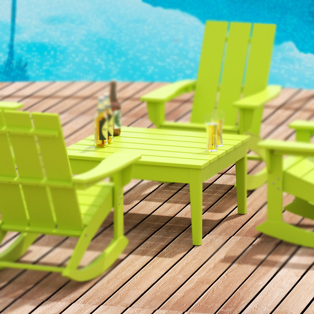 Palms Outdoor Patio Modern Adirondack Conversation Table