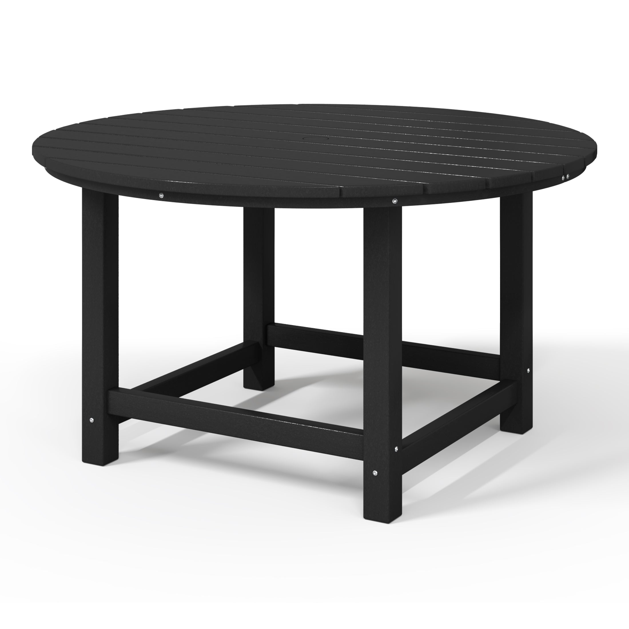 Paradise Kids Outdoor Patio Furniture HDPE 38" Wide Round Dining Table