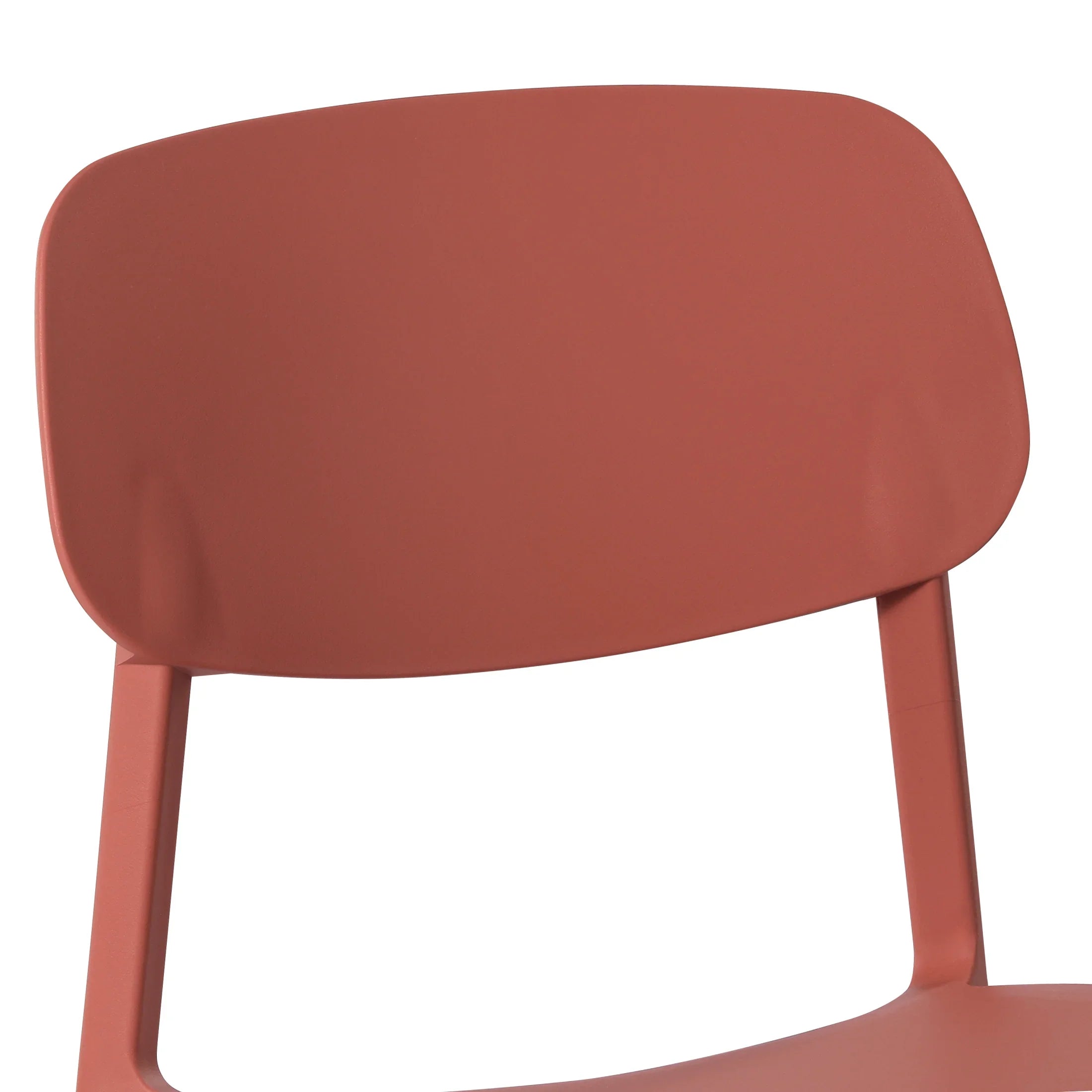 Sunshine Modern Stackable Polypropylene Plastic Patio Dining Chair (Set of 2)