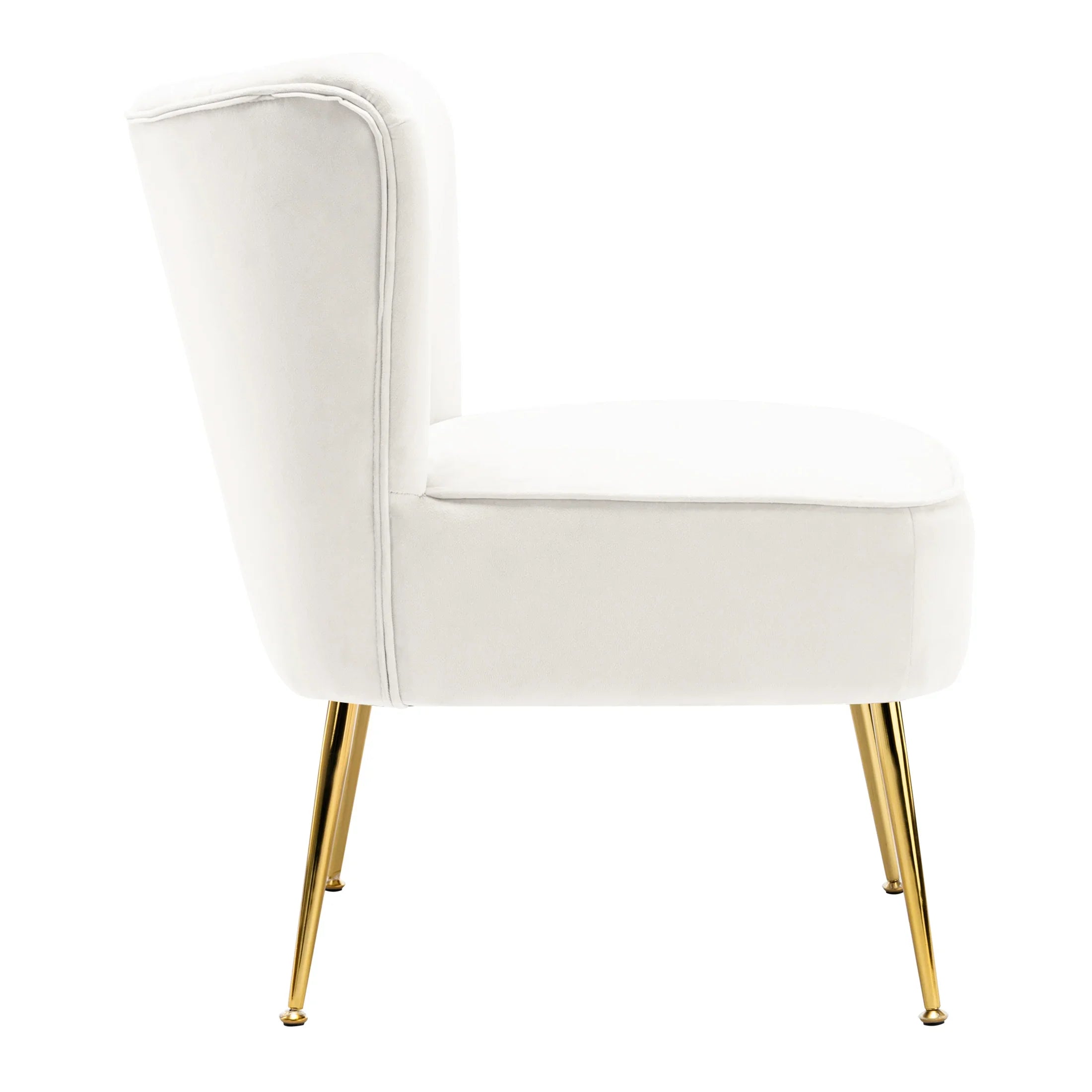 Alaia Mid Century Modern Tufted Velvet Loveseat Sofa and 22" Accent Chair 3-Piece Set