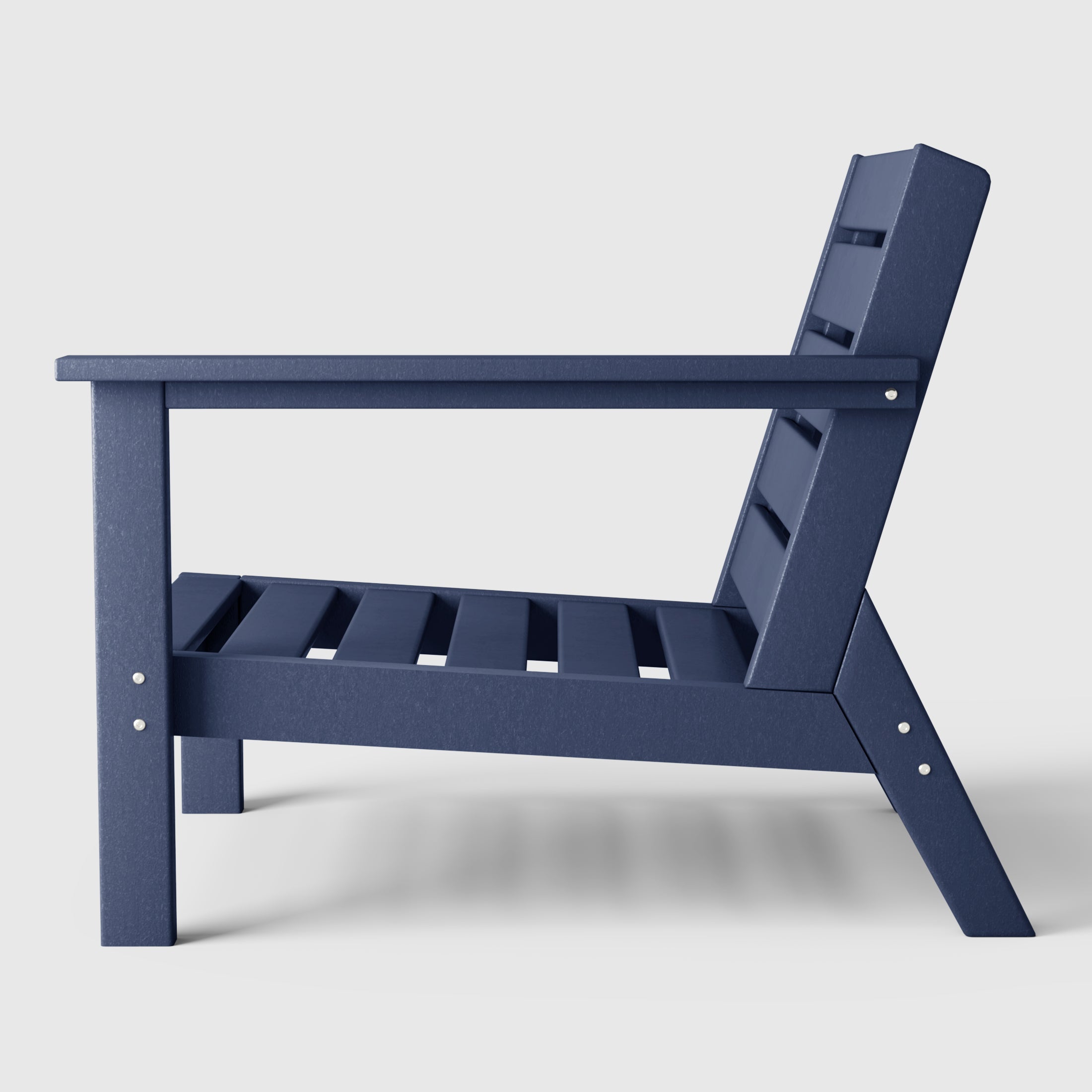 Portsmouth Outdoor Patio HDPE Right Arm Facing Deep Seating Corner Chair