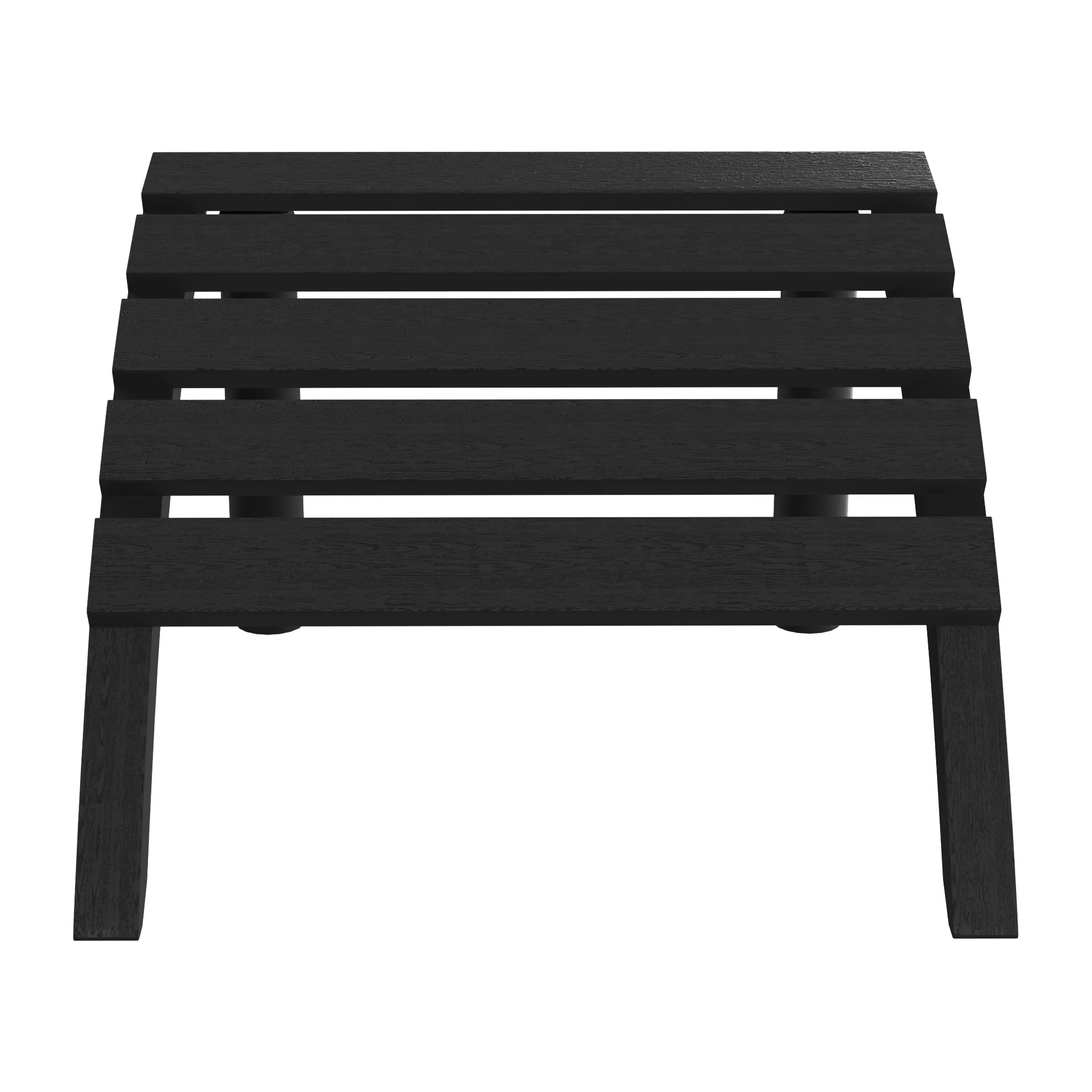 Cayman Outdoor Patio HDPE Adirondack Ottoman Footrest