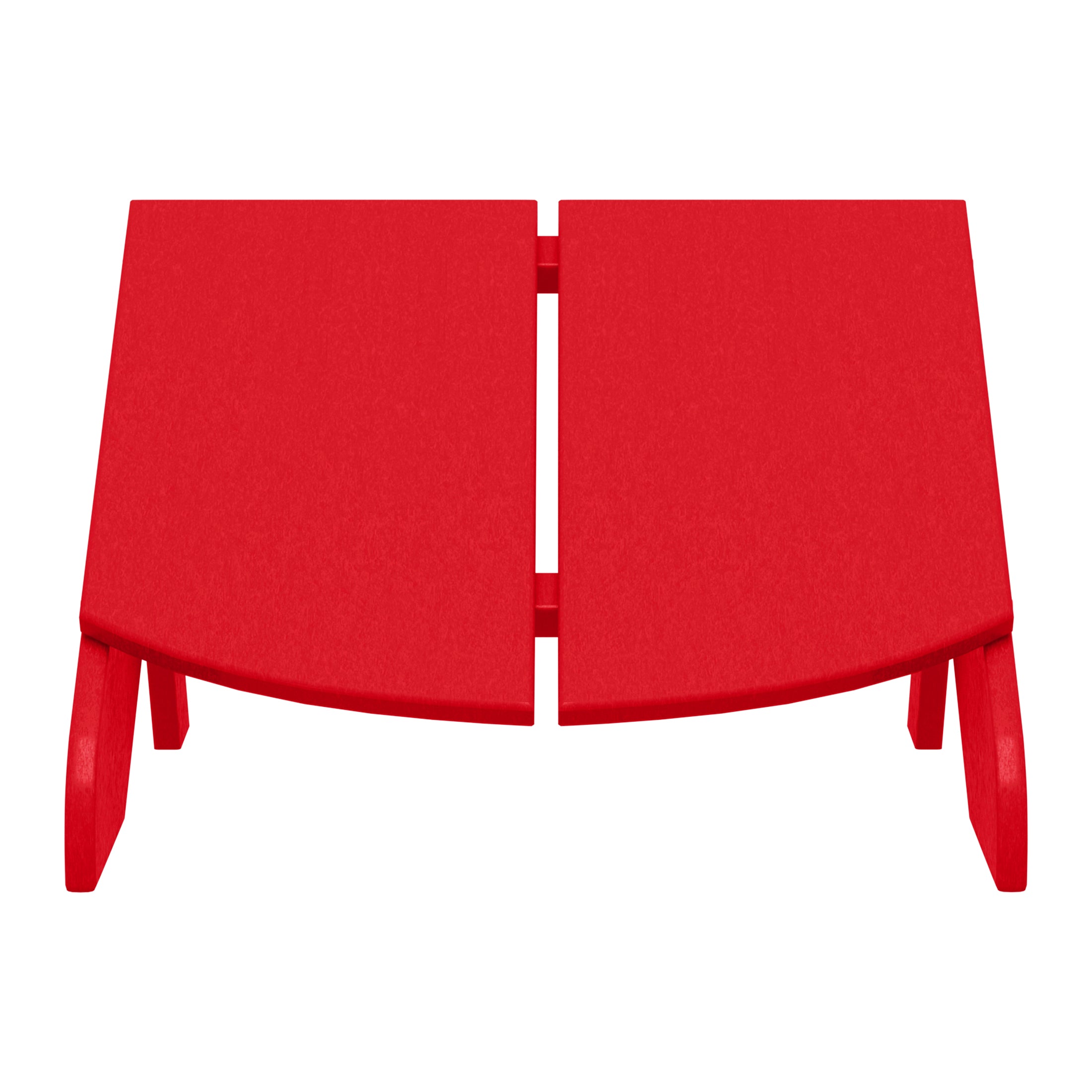 Seaview Modern HDPE Plastic Folding Patio Adirondack Ottoman
