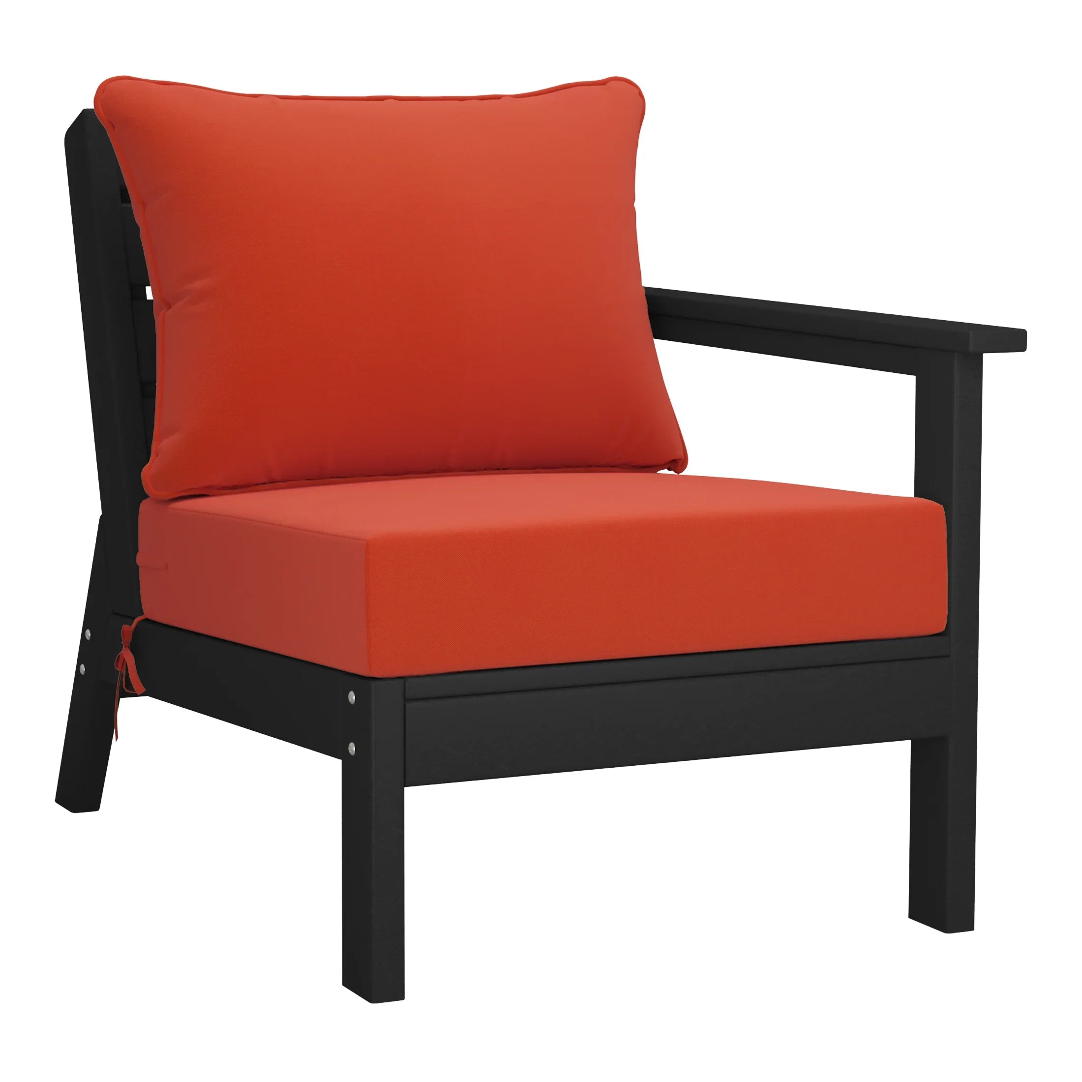 Portsmouth Outdoor Patio HDPE Sectional Sofa with Patio Cushions