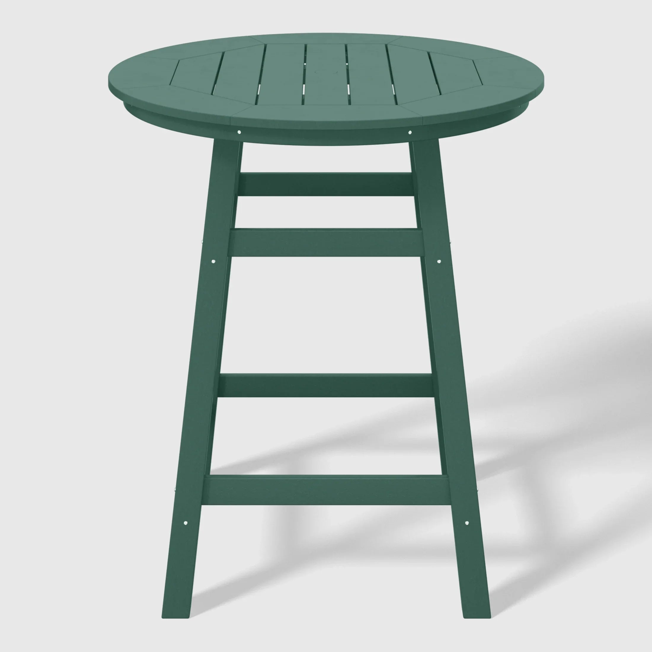 Paradise Outdoor 35" HDPE Round Patio Counter Height Bar Table