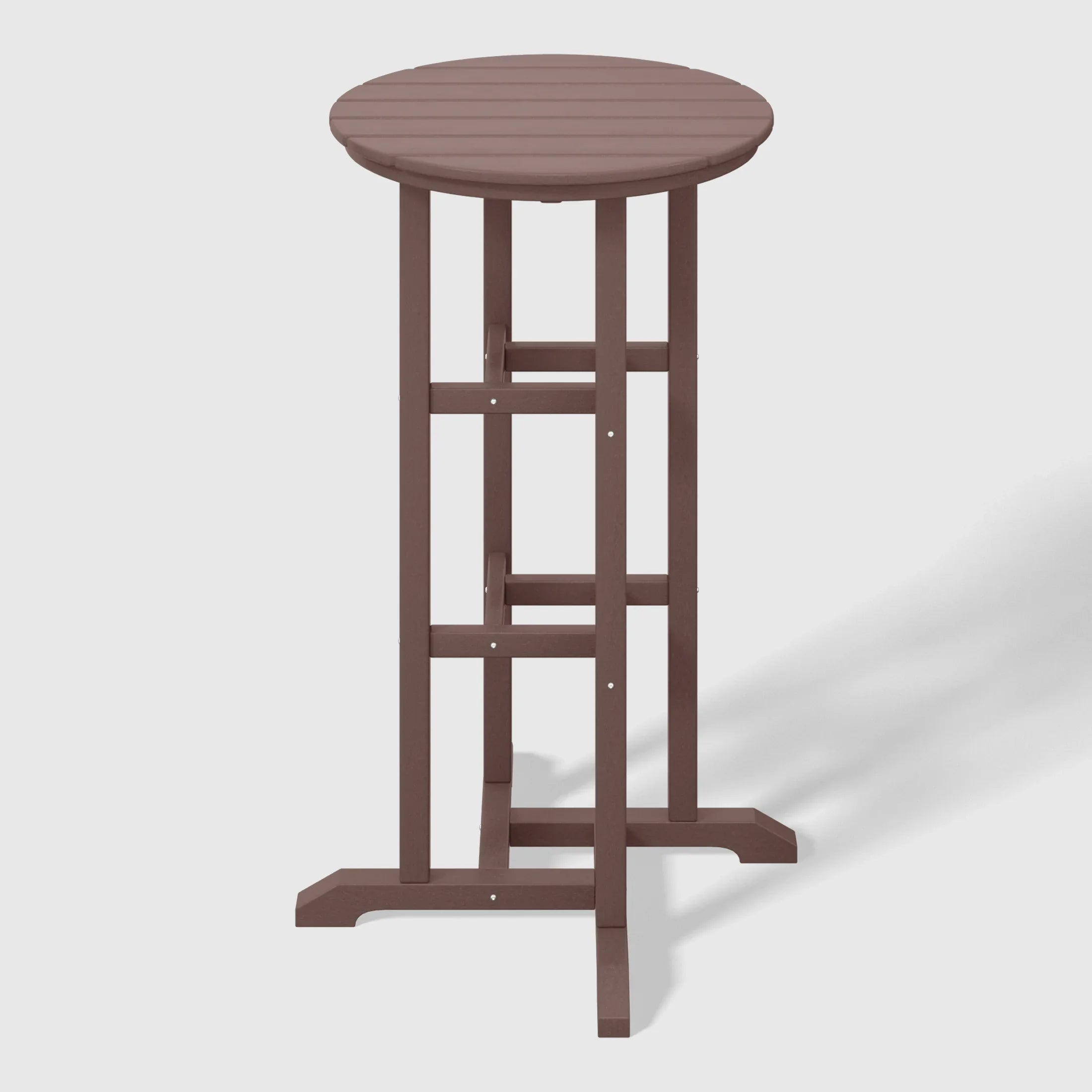 Paradise Outdoor Patio Bar Height Table and Bar Stool 4-Piece Dining Set