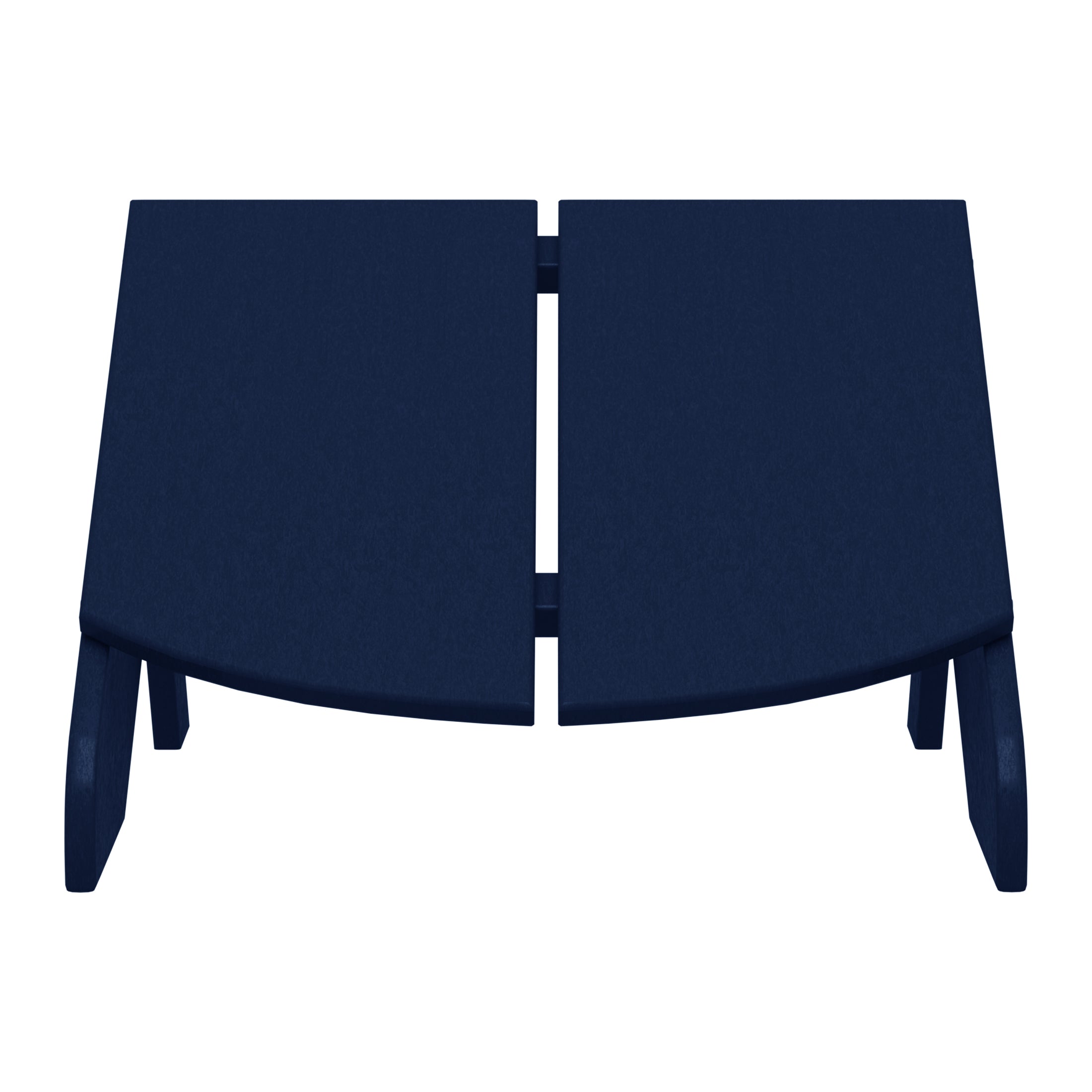 Seaview Modern HDPE Plastic Folding Patio Adirondack Ottoman