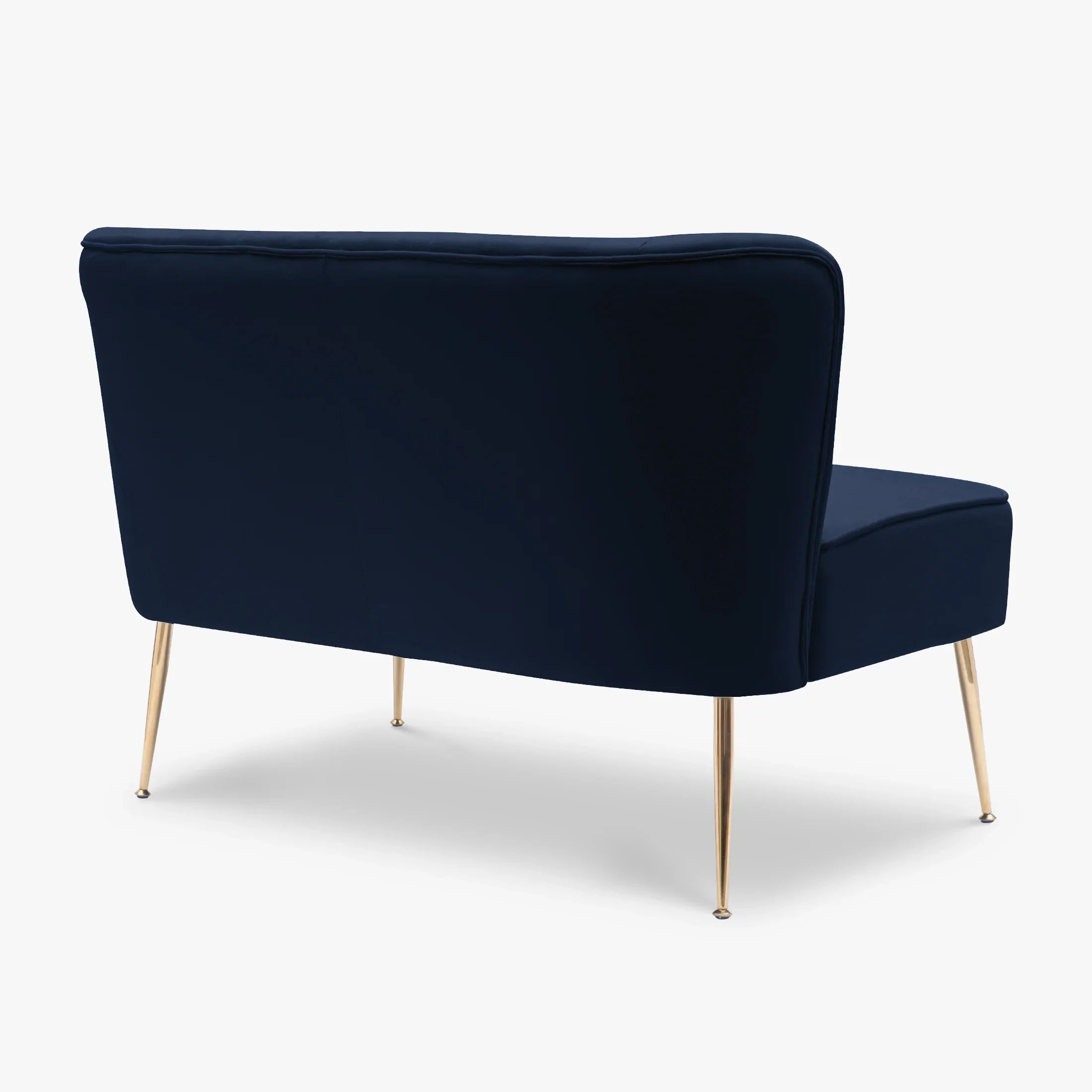 Alaia 46" Wide Upholstered Velvet Love Seat Sofa