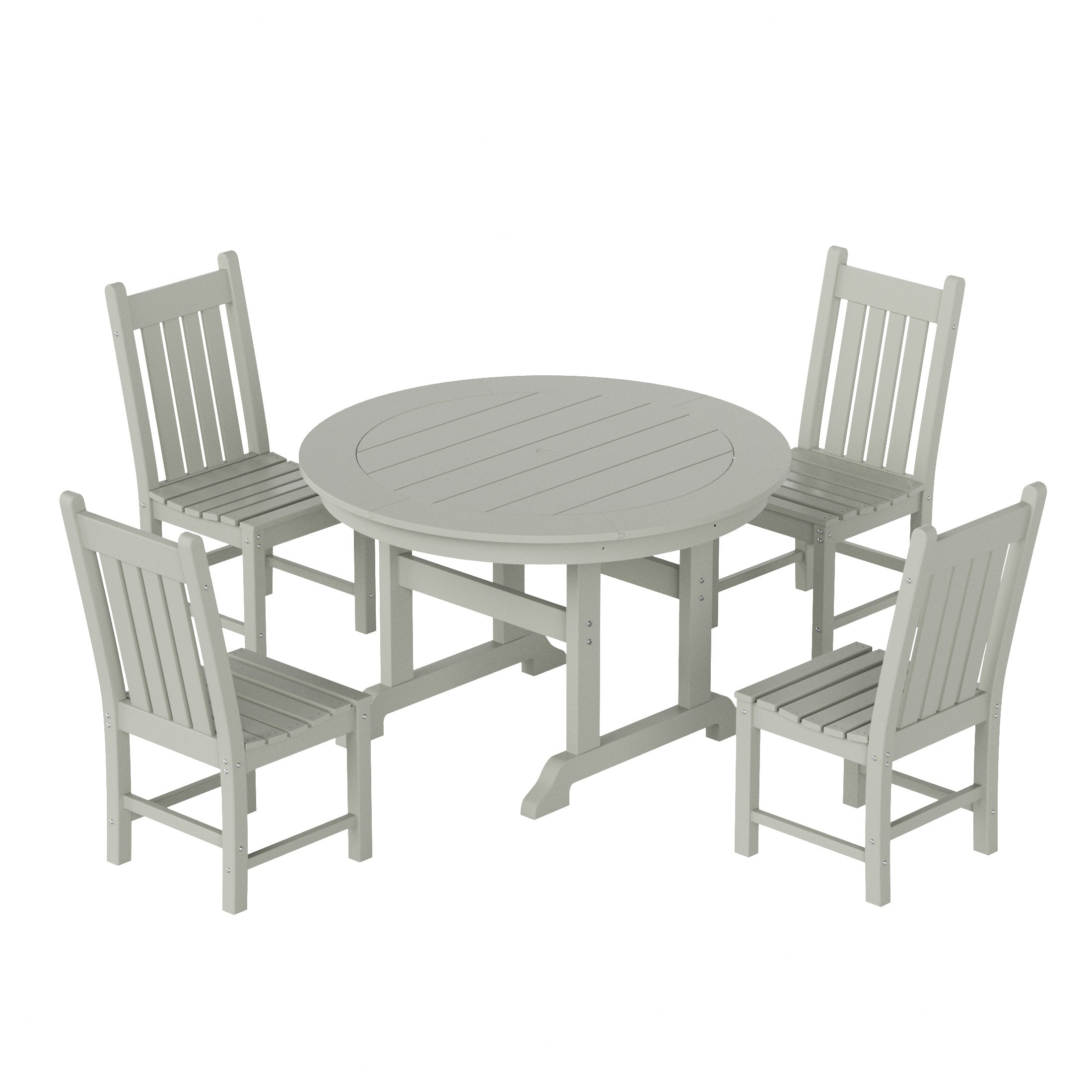 Paradise 5 Piece Outdoor Patio Dining Set Outdoor Round Table and Chair Set