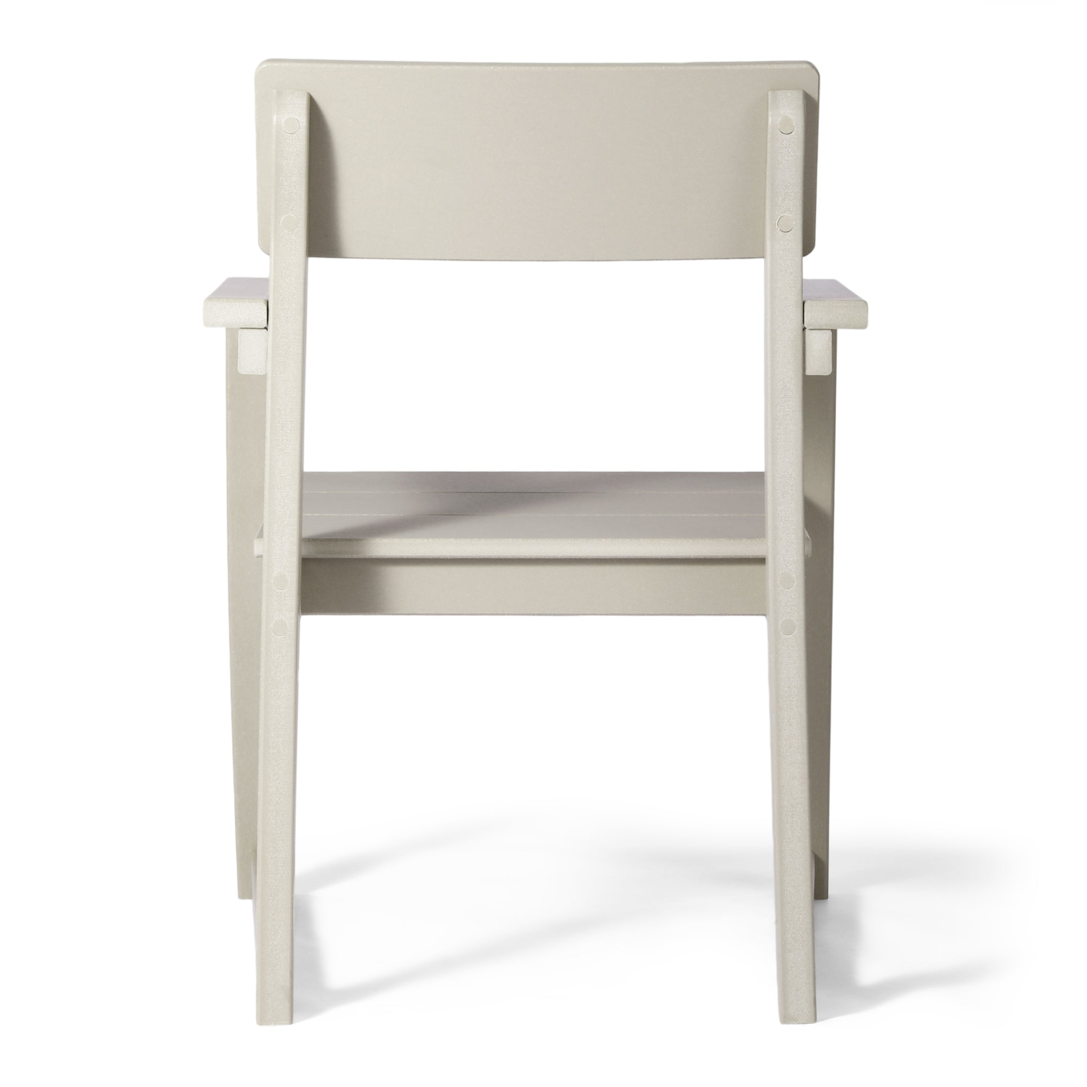 Cambria Modern HDPE Outdoor Patio Dining Arm Chairs (Set of 2)