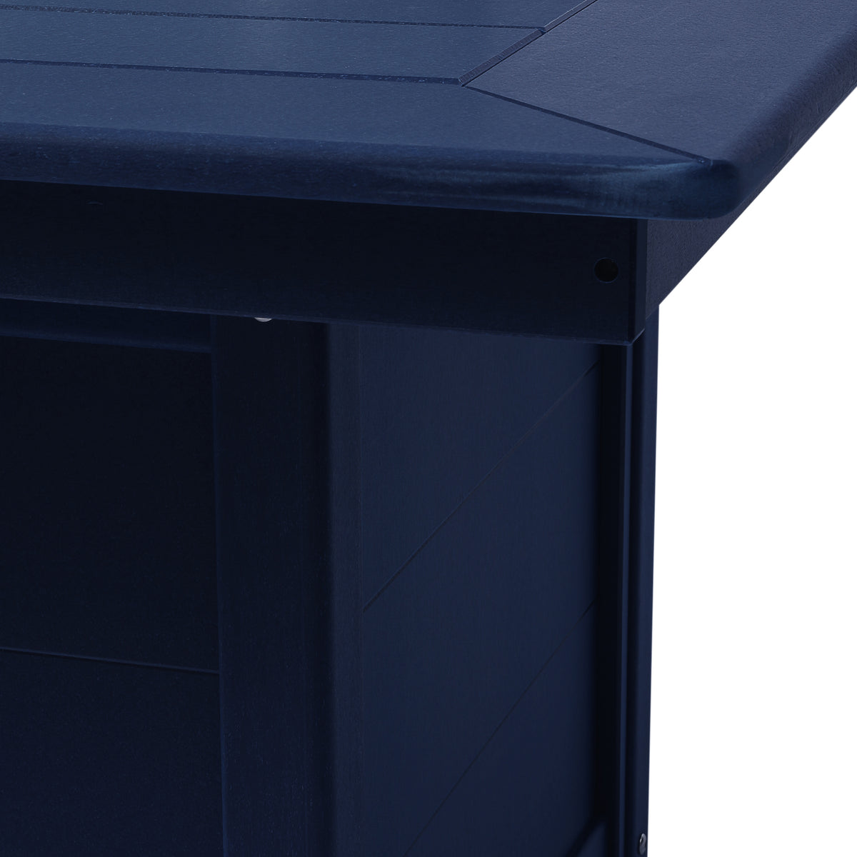 Sol 46" Modern Outdoor Patio Gas Propane Rectangular Fire Pit Table