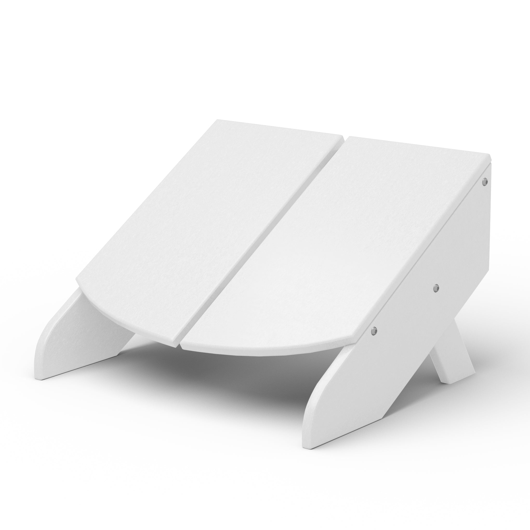 Seaview Modern HDPE Plastic Folding Patio Adirondack Ottoman