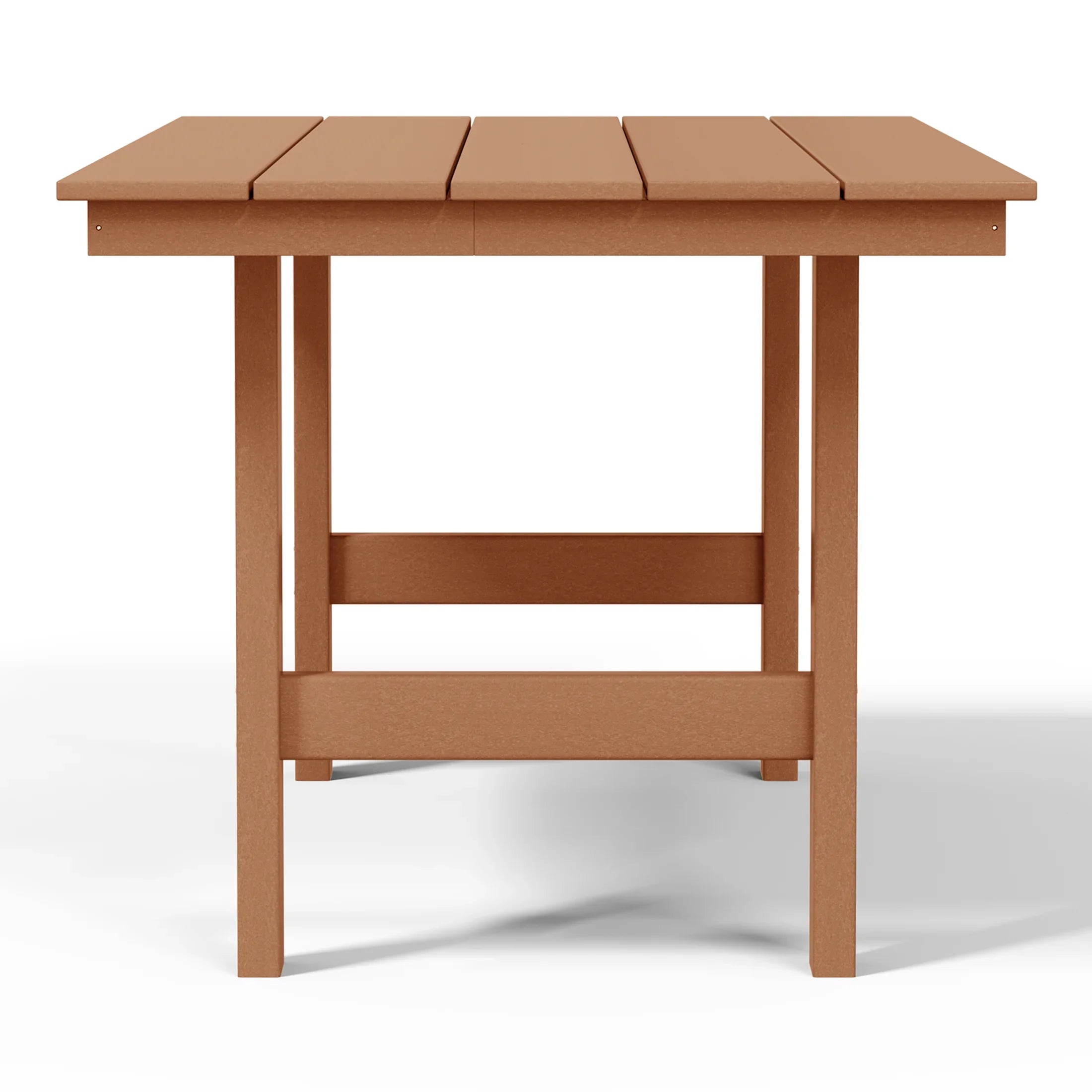 Palms 6-Piece Outdoor HDPE Rectangular Patio Dining Table Set with Bench