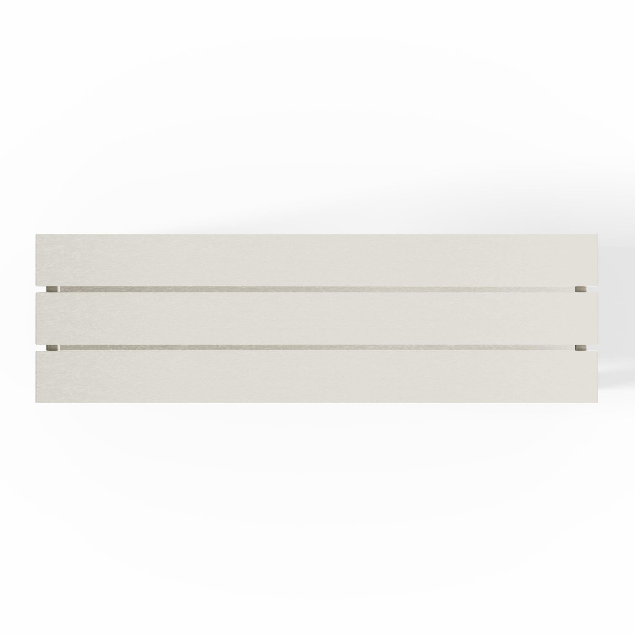 Paradise 55" Outdoor Patio HDPE Adirondack 2-Tier Shelf Console Table