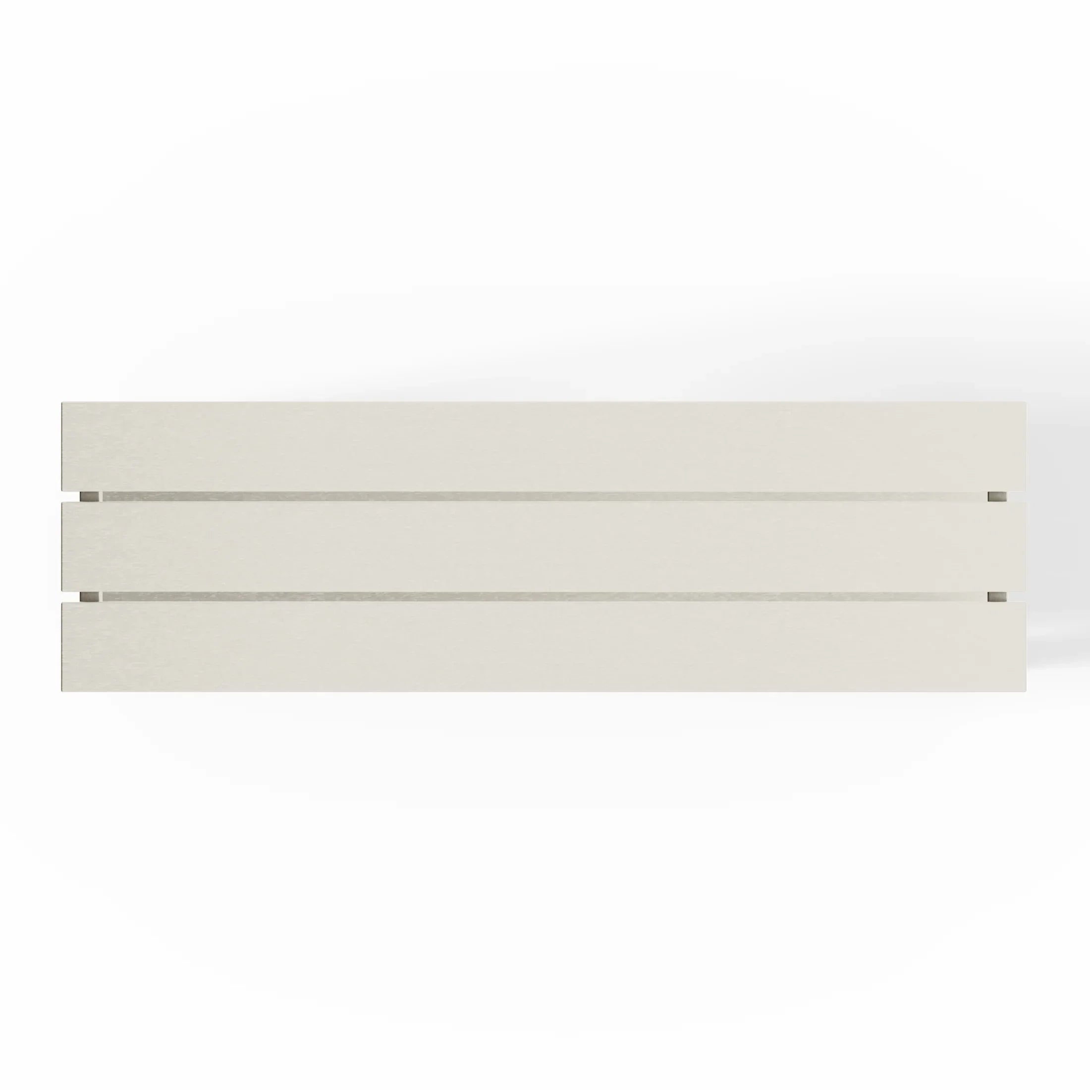 Paradise 55" Outdoor Patio HDPE Adirondack 2-Tier Shelf Console Table