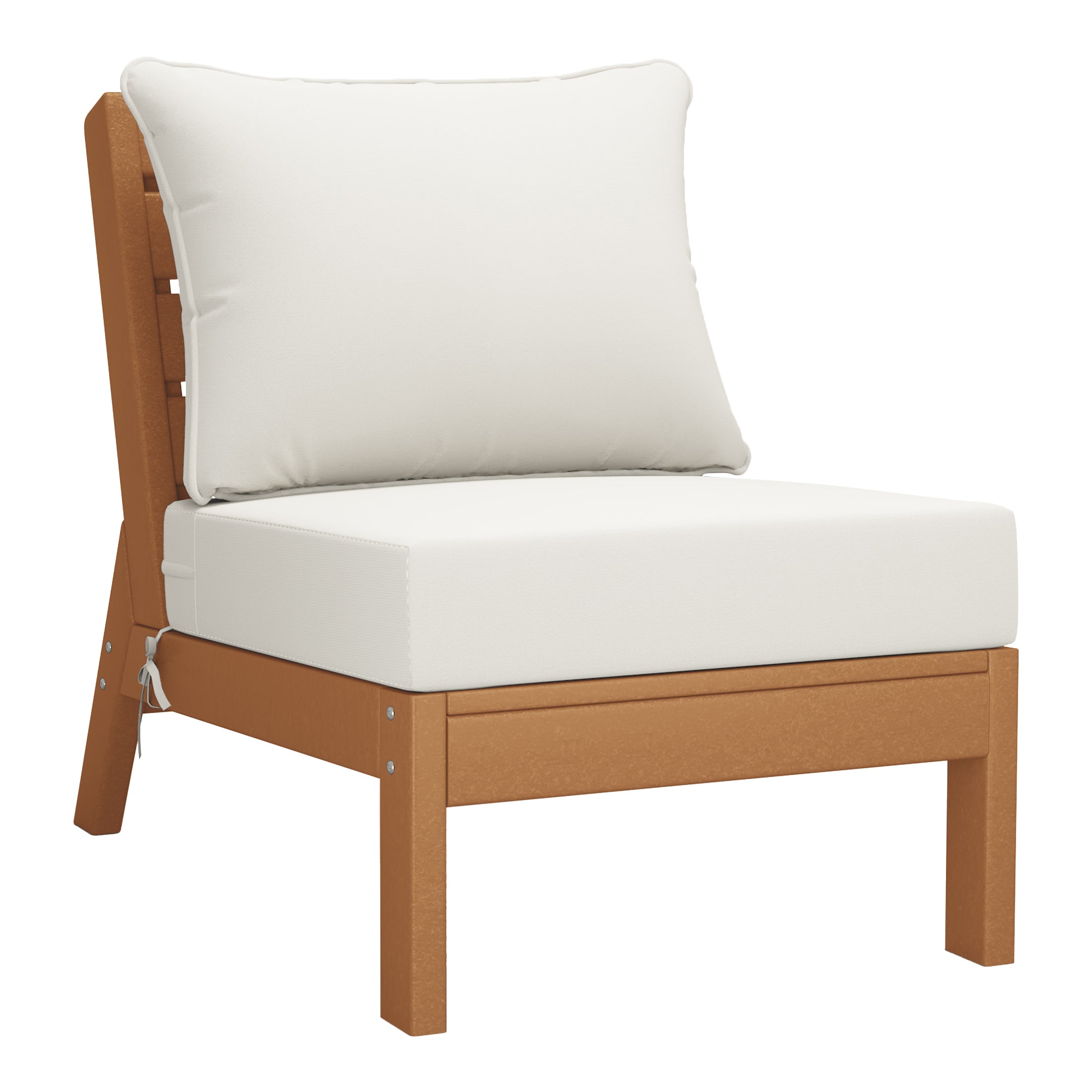 Portsmouth Outdoor Patio HDPE Sectional Sofa with Patio Cushions