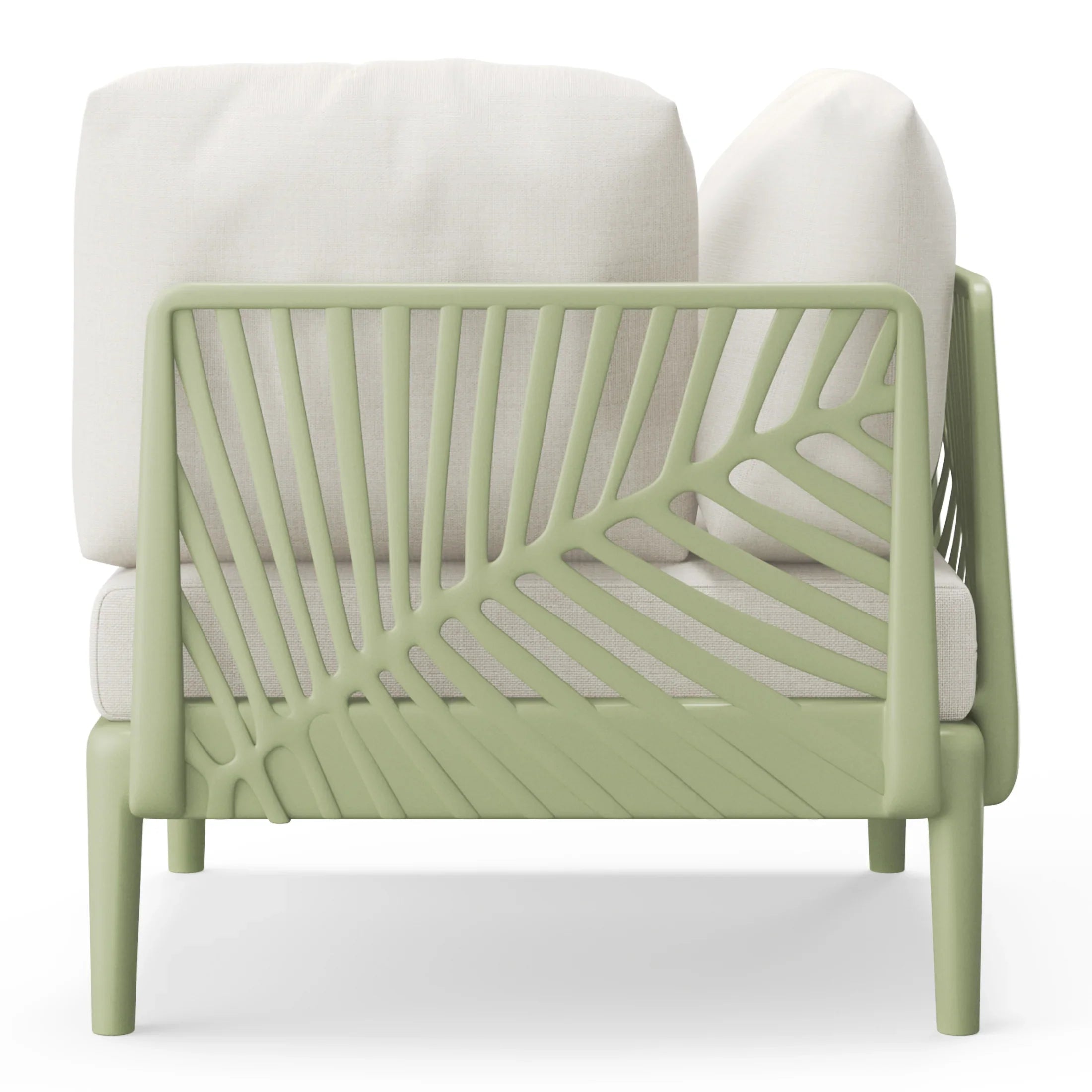 Sunshine Modern Outdoor Polypropylene Resin Deep Seating Sectional Corner Chair