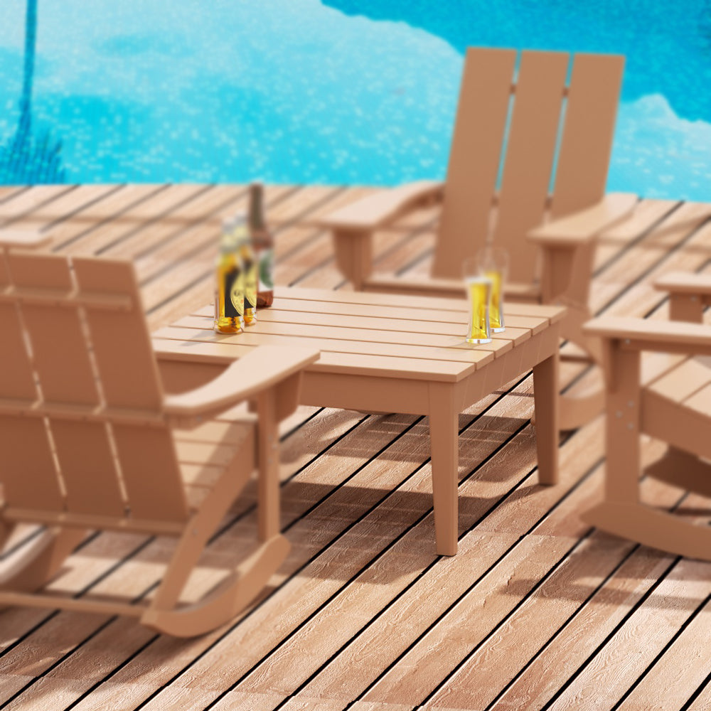 Palms Outdoor Patio Modern Adirondack Conversation Table