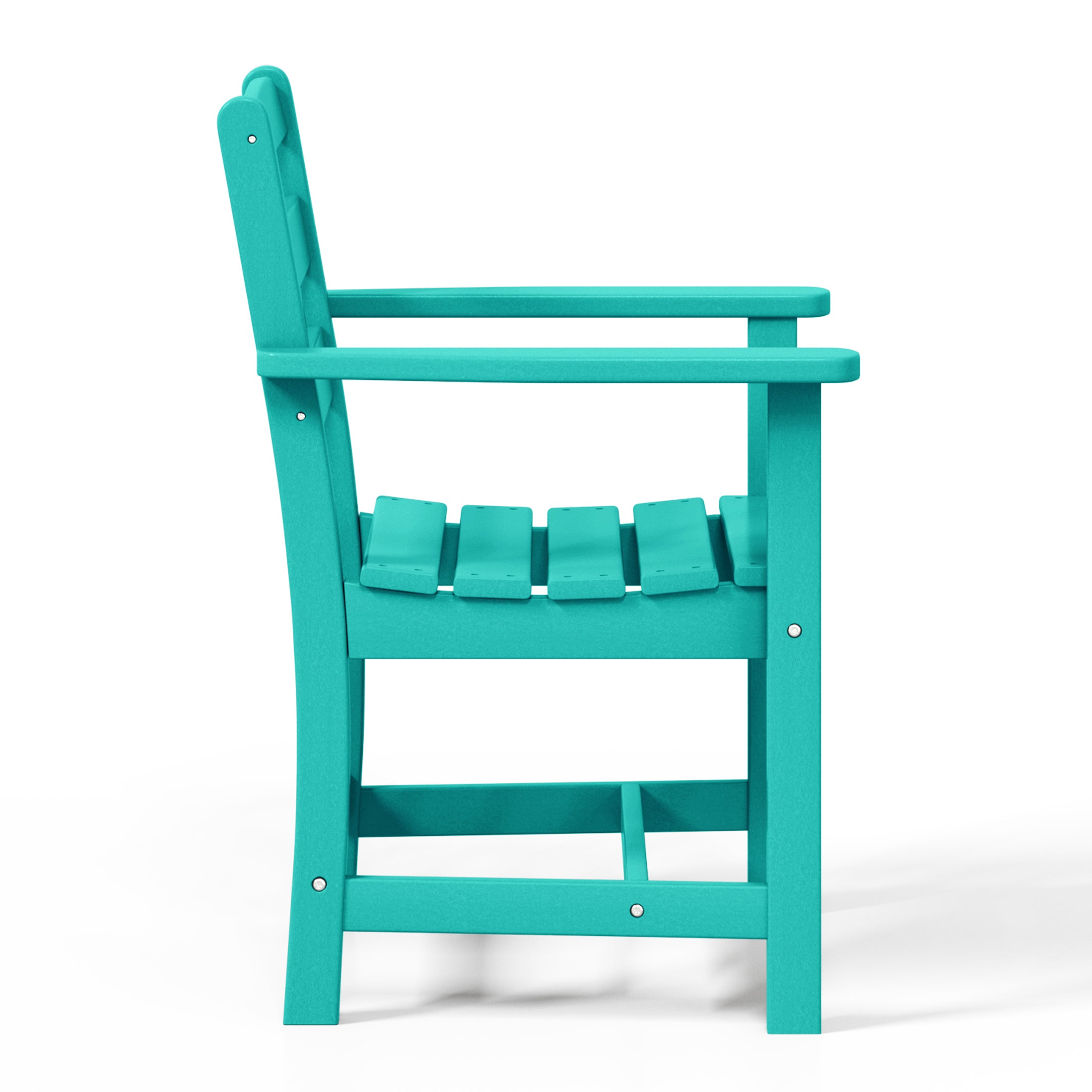 Palms Outdoor HDPE Patio Classic Dining Arm Chair