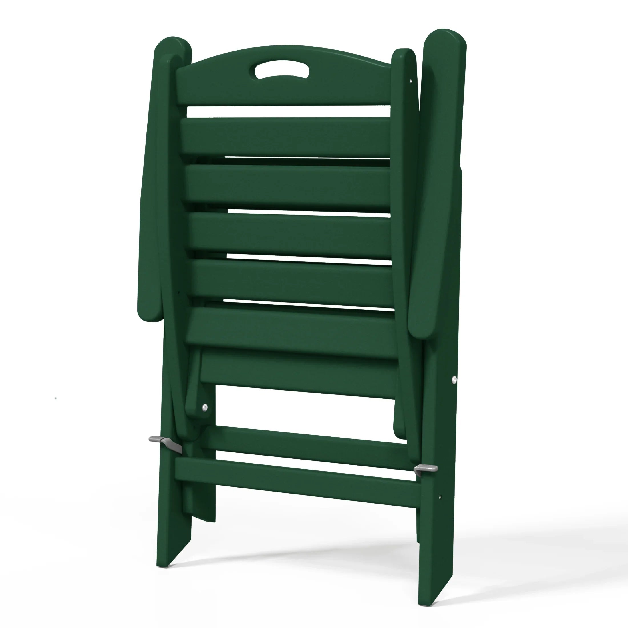 Cayman HDPE Adjustable Highback Folding Outdoor Patio Dining Chairs Set of 2