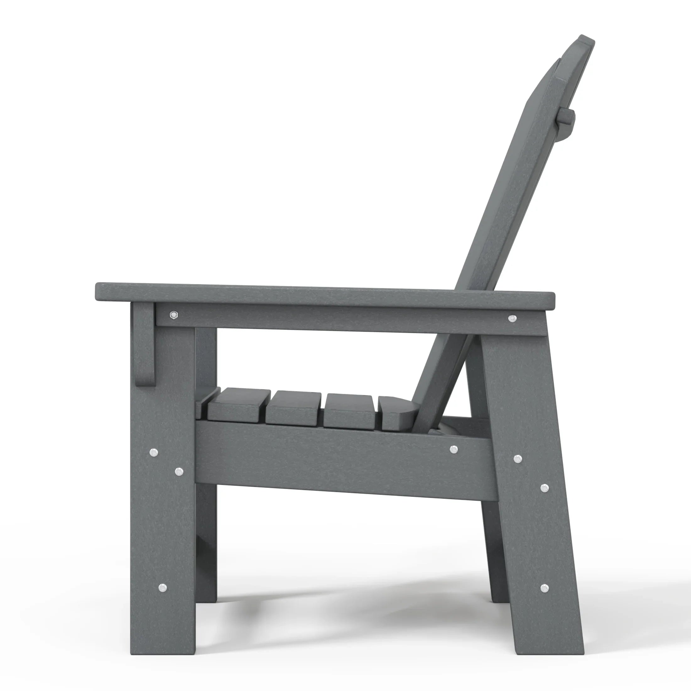 Paradise Kids Outdoor HDPE Adirondack Plastic Patio Chair