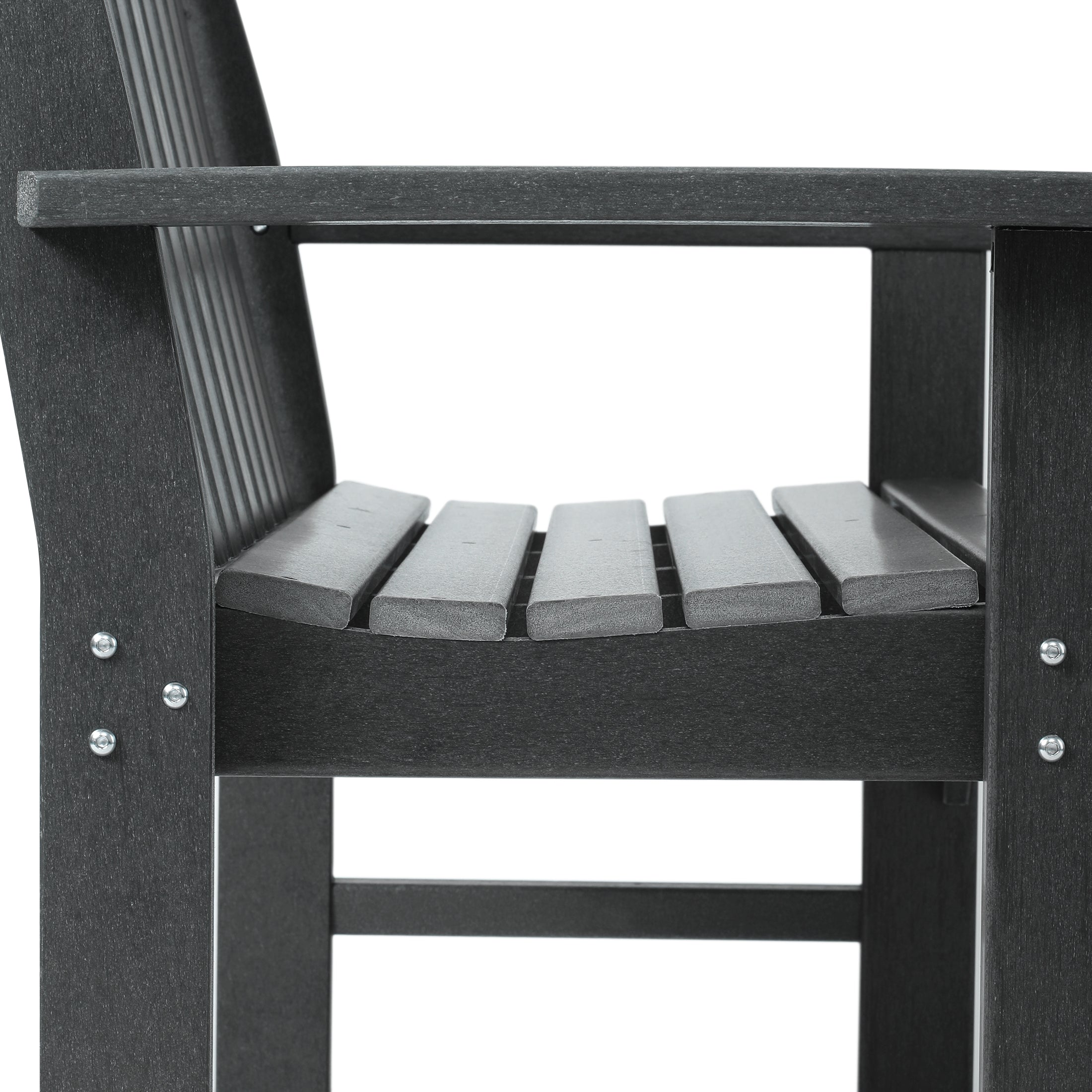 Paradise 5-Piece HDPE Outdoor Patio Furniture Couch and Rocking Chair Set