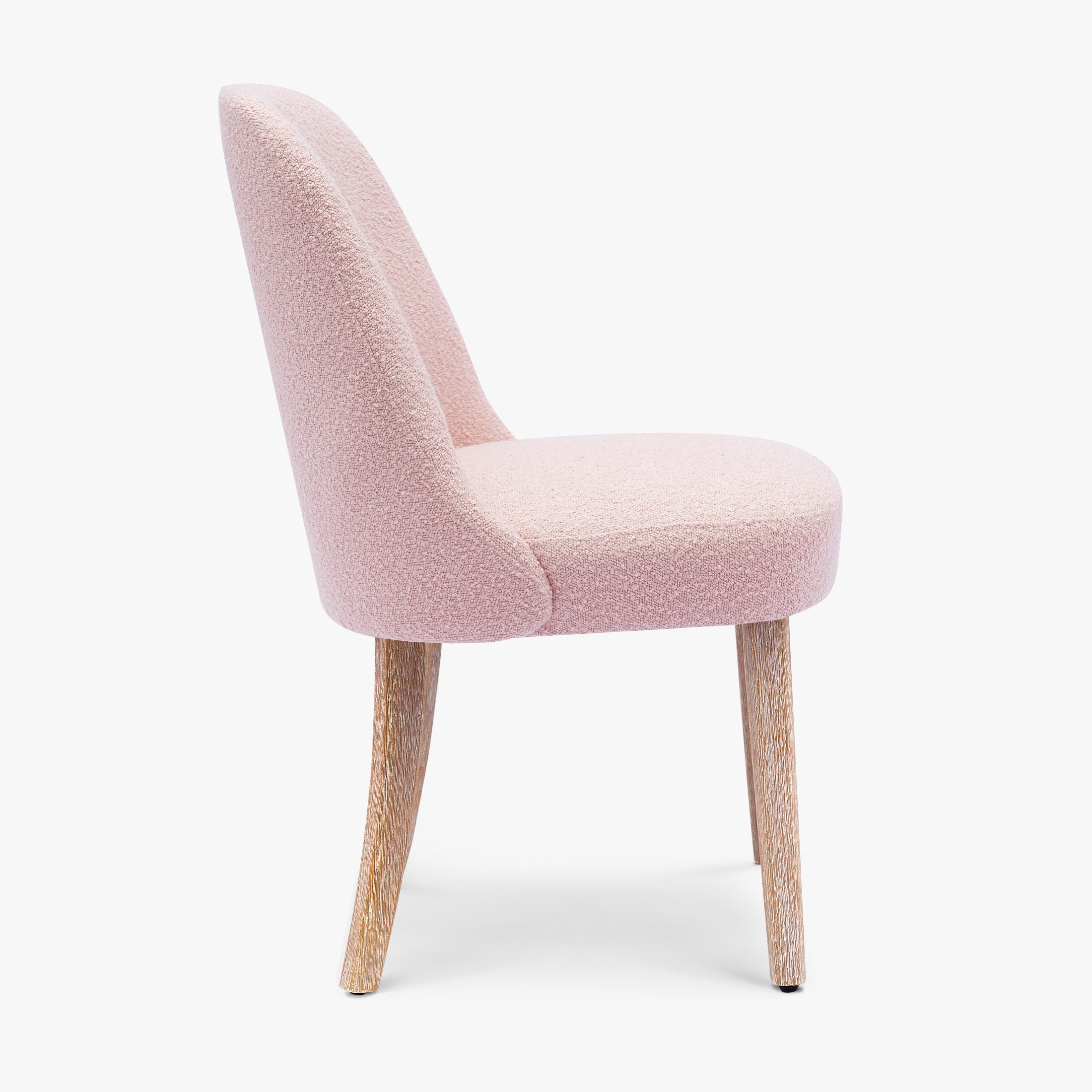 Amélie Mid-Century Modern Upholstered Boucle Dining Chair
