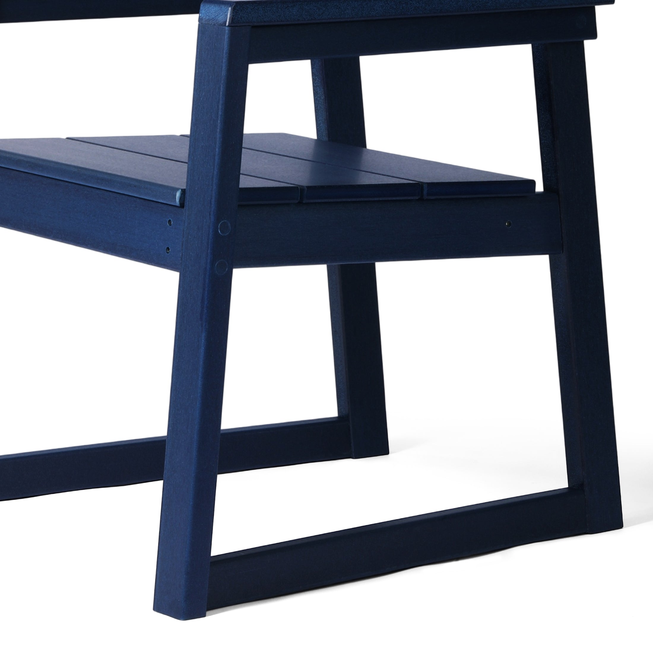 Cambria Modern HDPE Outdoor Patio Dining Arm Chairs (Set of 2)