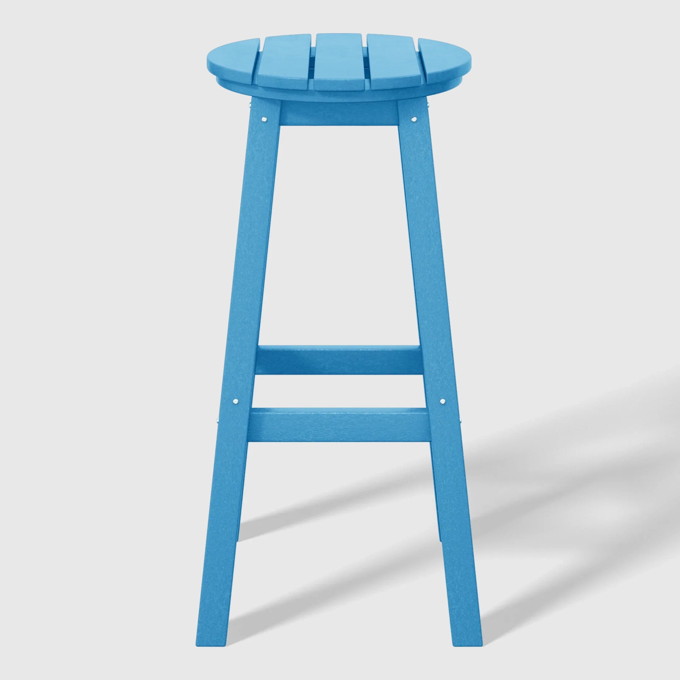 Paradise 29" HDPE Outdoor Patio Round Bar Stool Set of 2