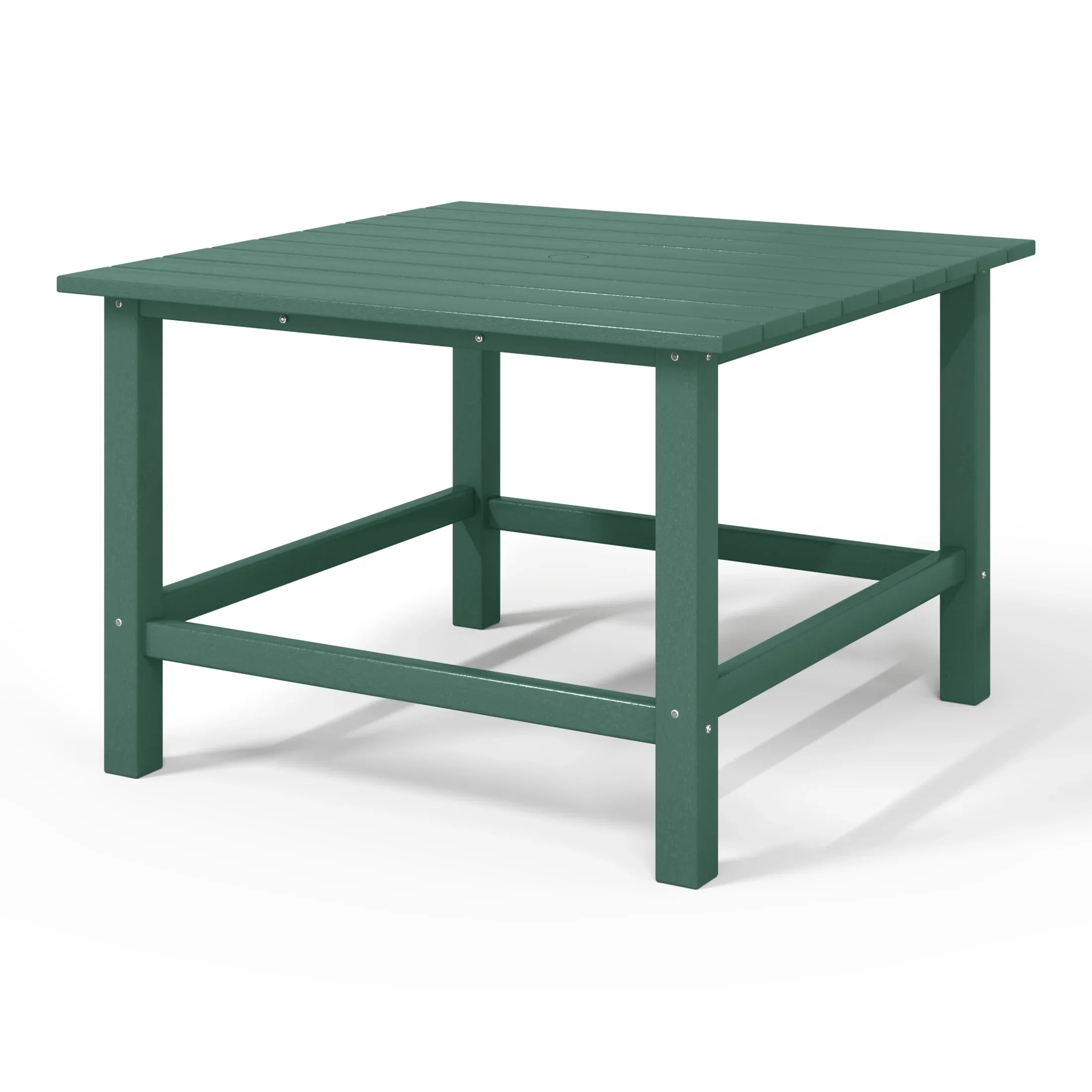 Paradise Kids Outdoor Patio Furniture HDPE 30" Wide Square Dining Table