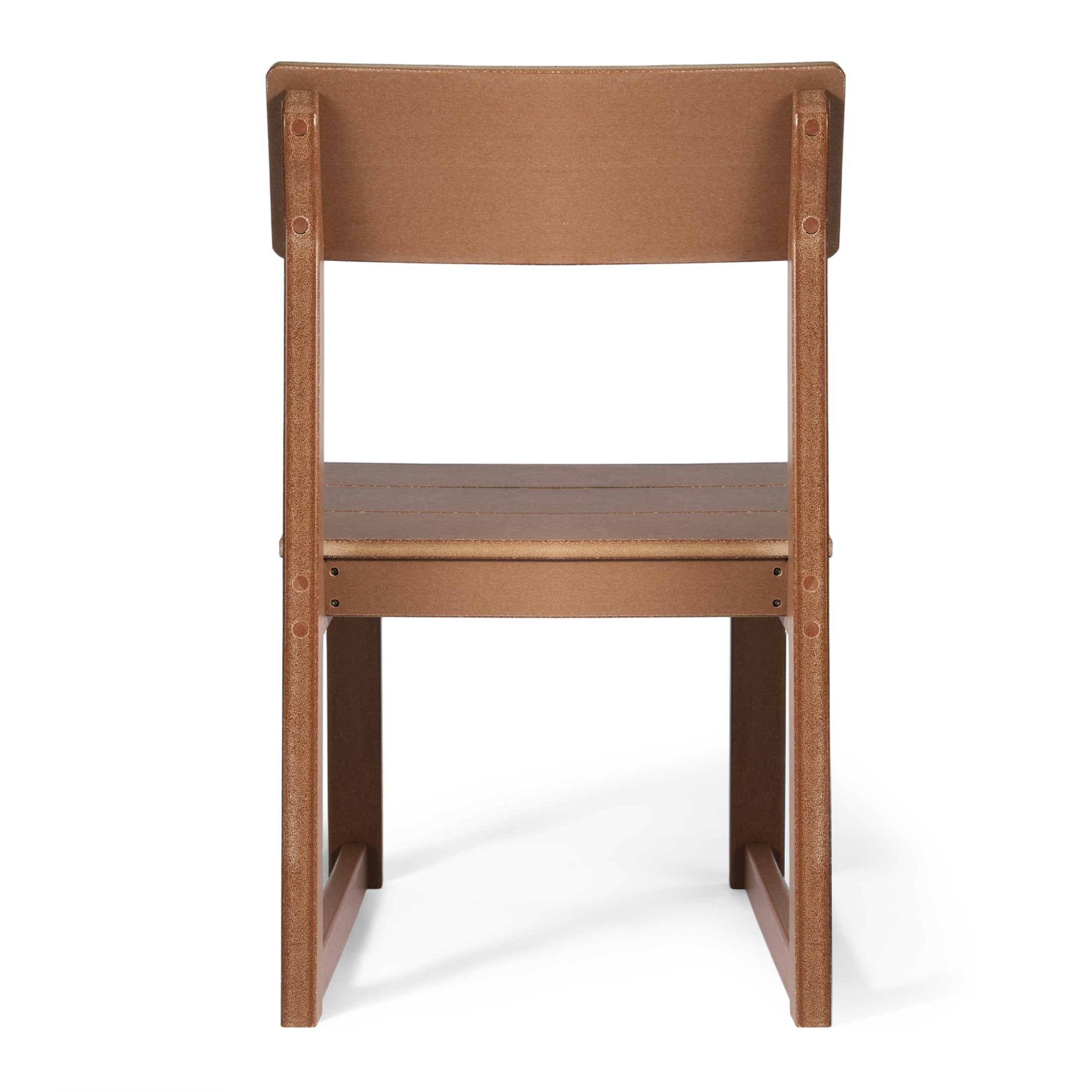 Cambria Modern HDPE Outdoor Armless Patio Dining Chairs (Set of 2)