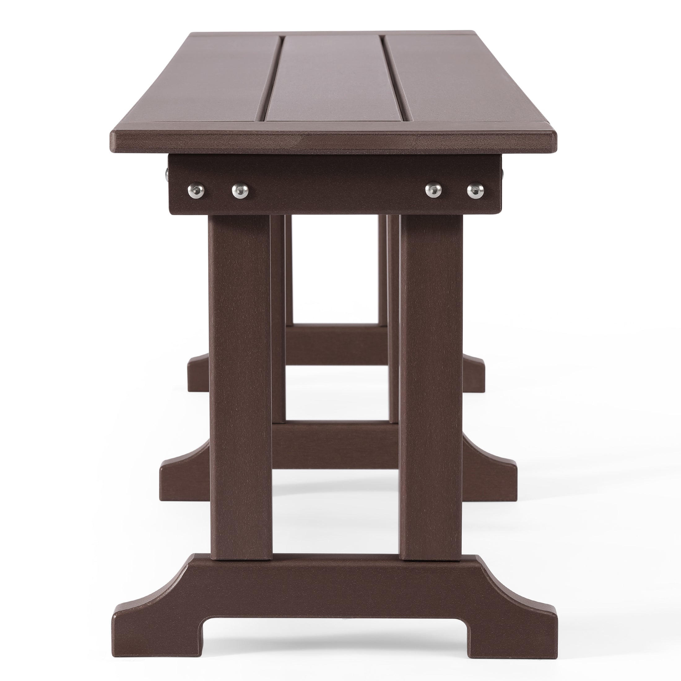 Paradise 65" Outdoor Patio Trestle Dining Bench