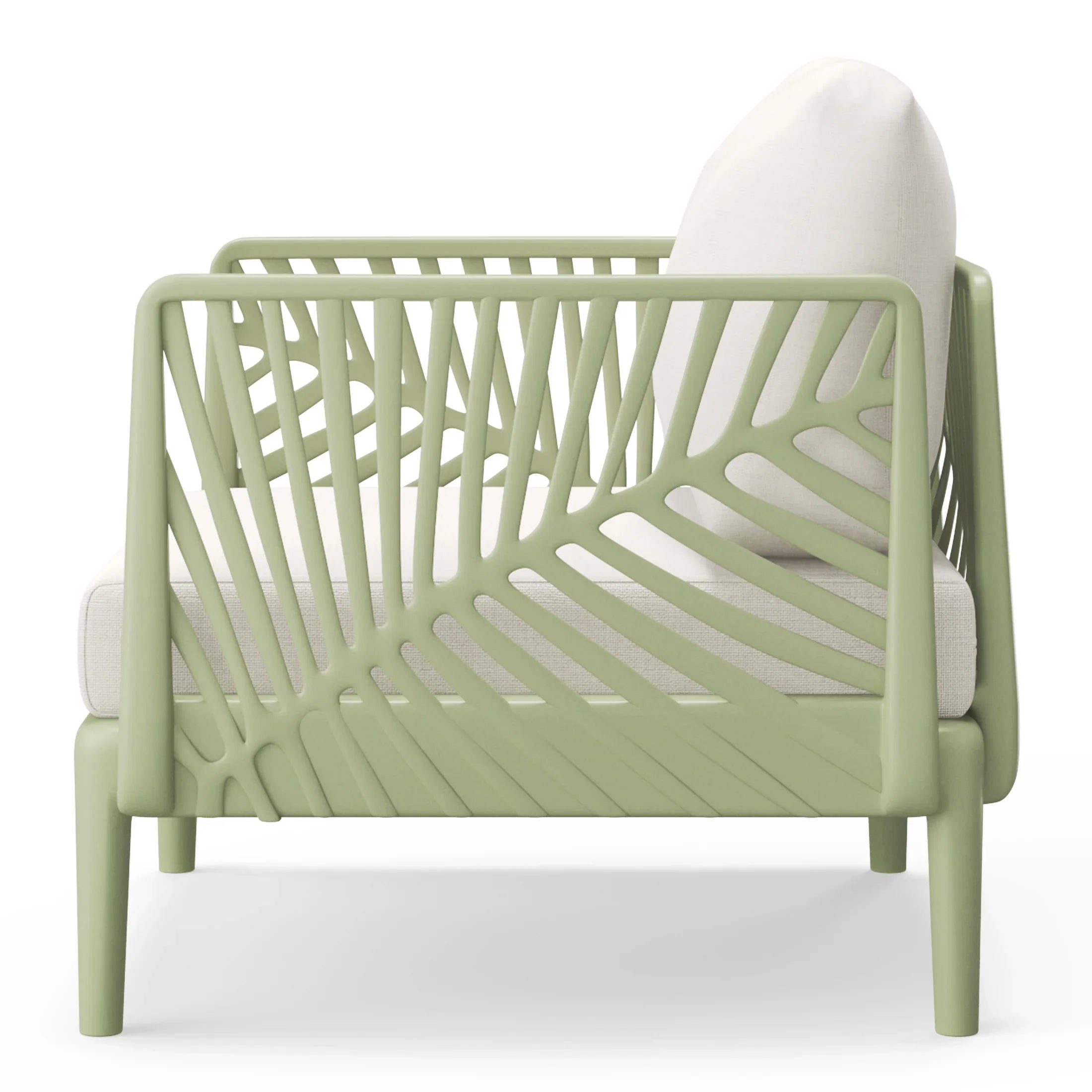 Sunshine Modern Outdoor Polypropylene Resin Deep Seating Patio Club Chair (Set of 2)