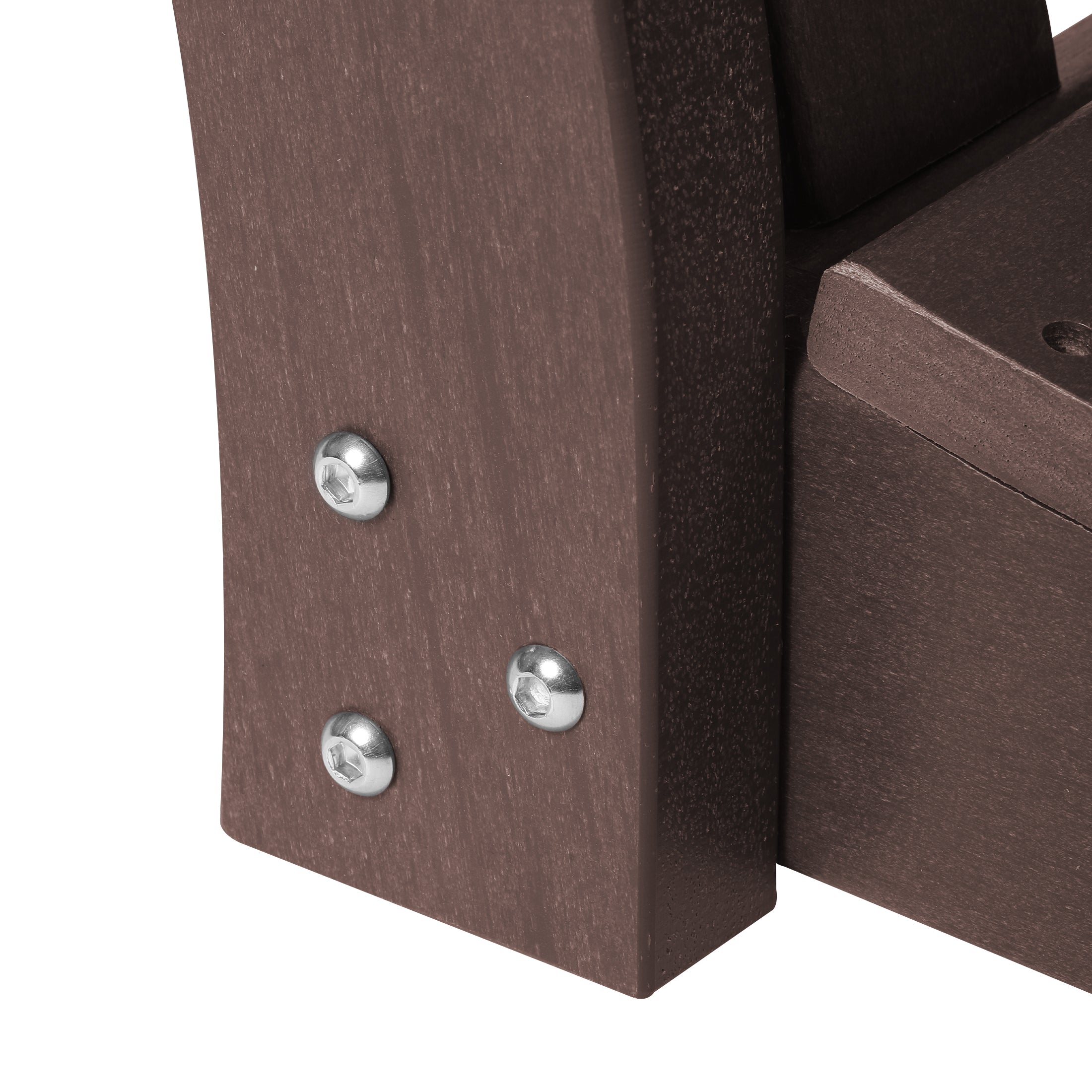 Paradise Outdoor Patio HDPE Hanging Front Porch Swing Bench