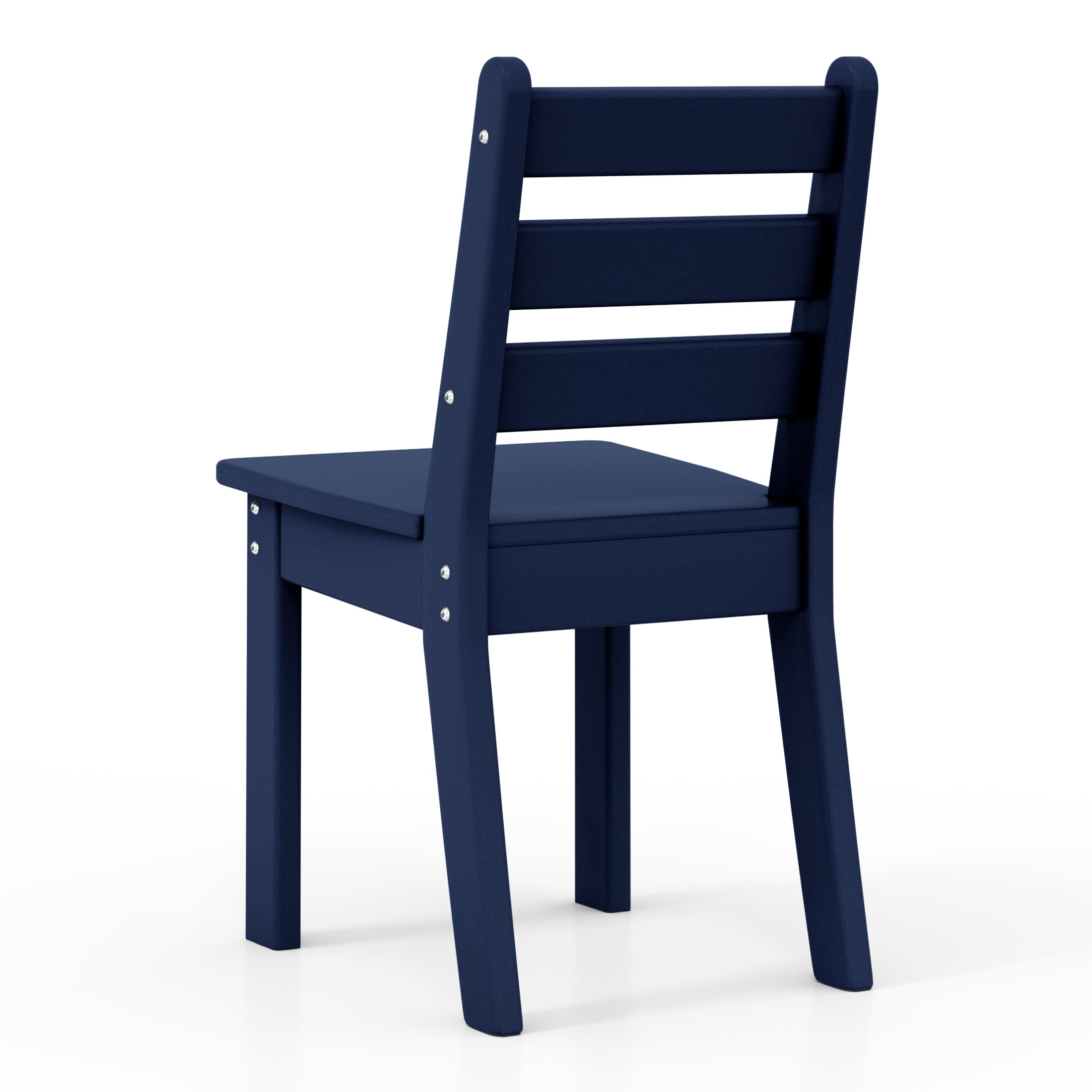 Playhouse Outdoor HDPE Kids Plastic Toddler Dining Chair (Set of Two)