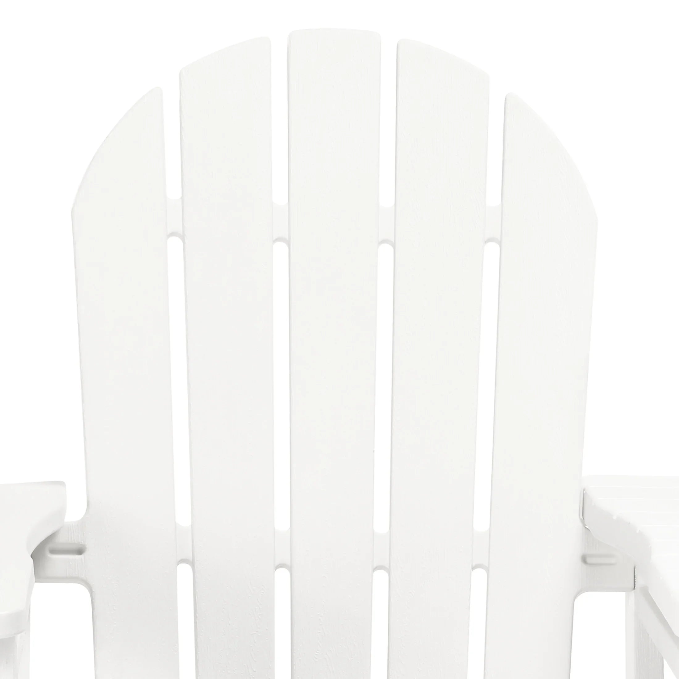 Cayman Outdoor HDPE Adirondack Chairs With Connecting Table Tray (Set of 2)