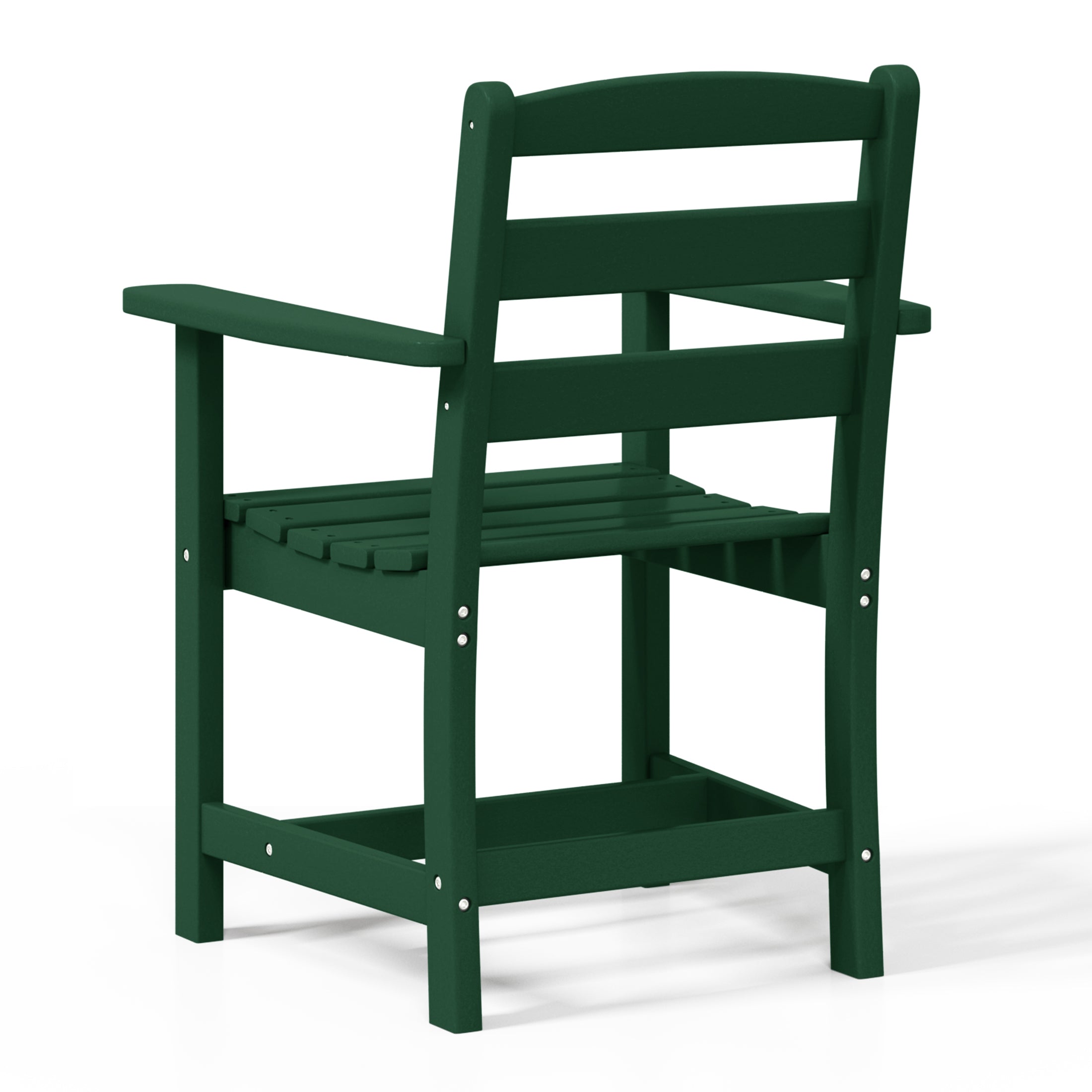 Palms Outdoor HDPE Patio Classic Dining Arm Chair